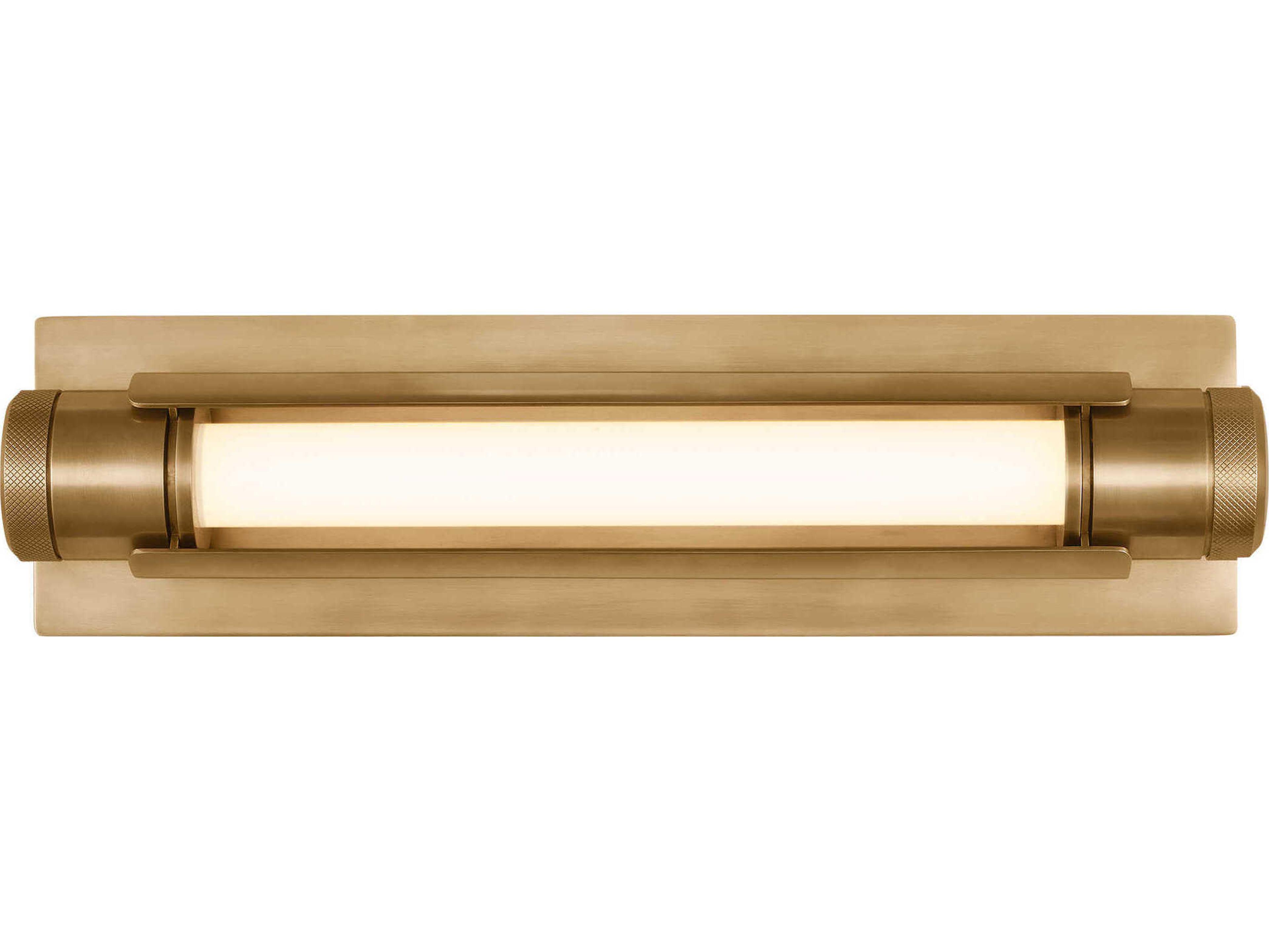 Visual Comfort Modern Capa 1-Light Hand Rubbed Antique Brass Vanity Light