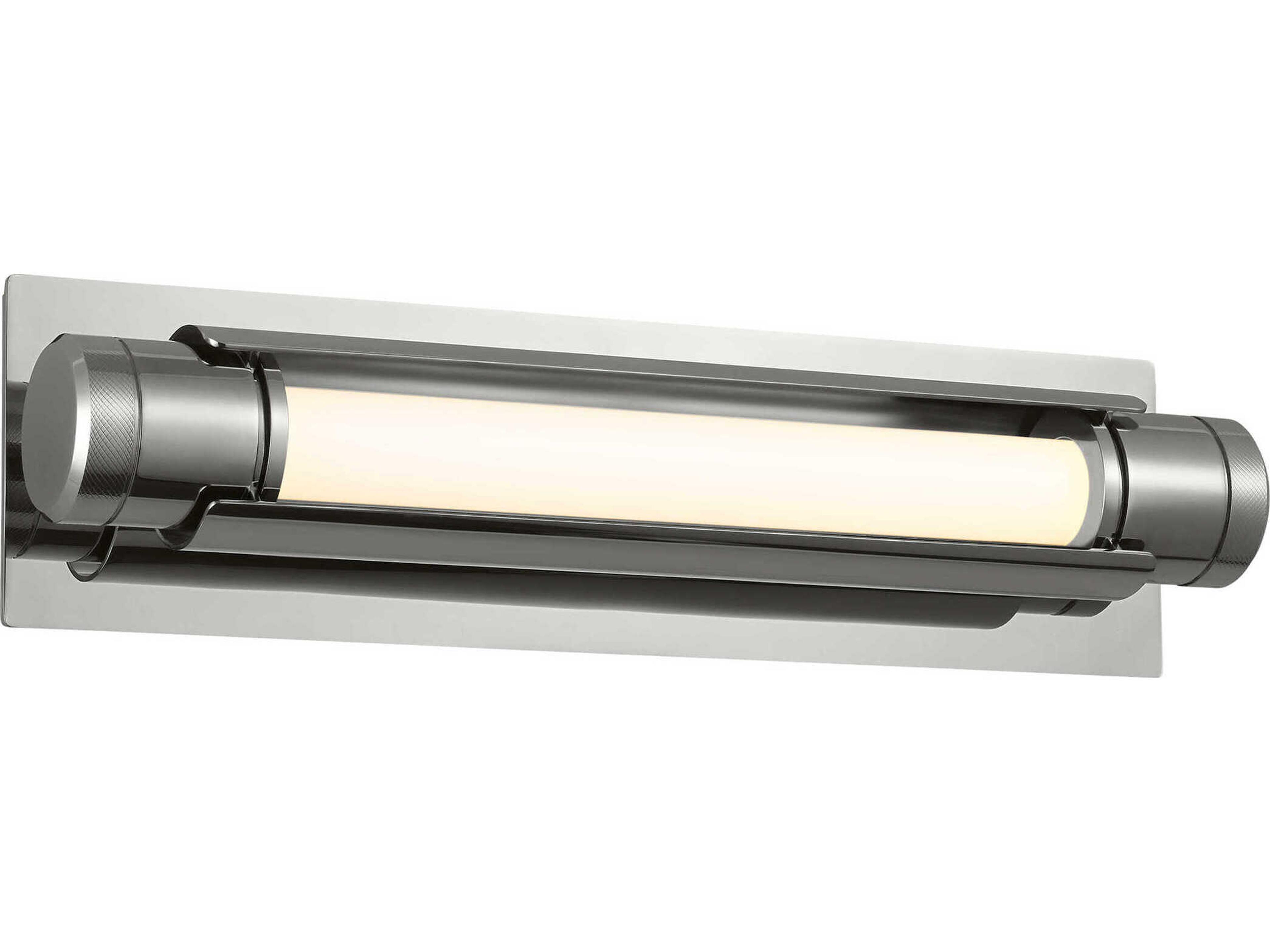 Capa 1-Light Polished Nickel Vanity Light