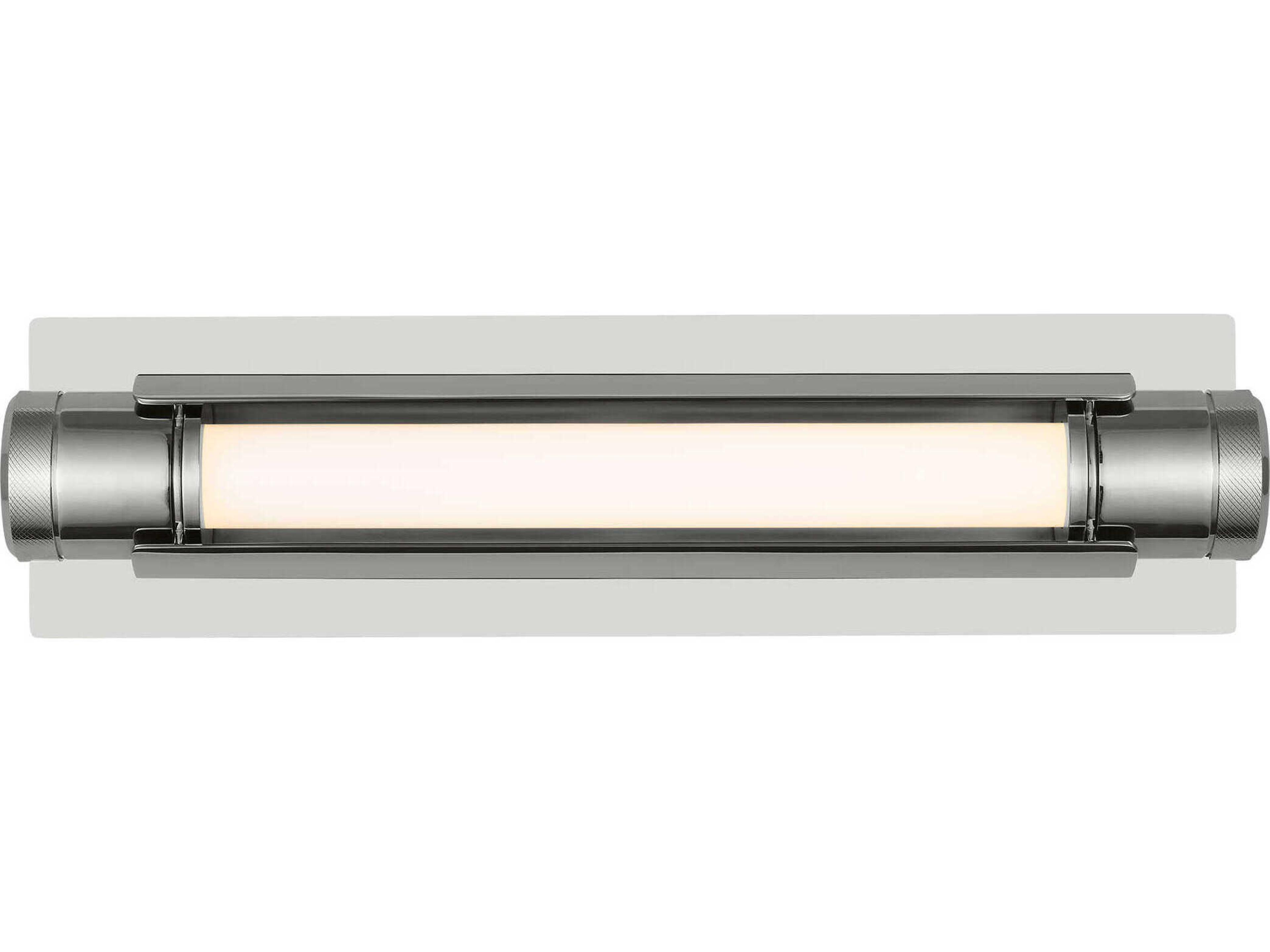 Visual Comfort Modern Capa 1-Light Polished Nickel Vanity Light