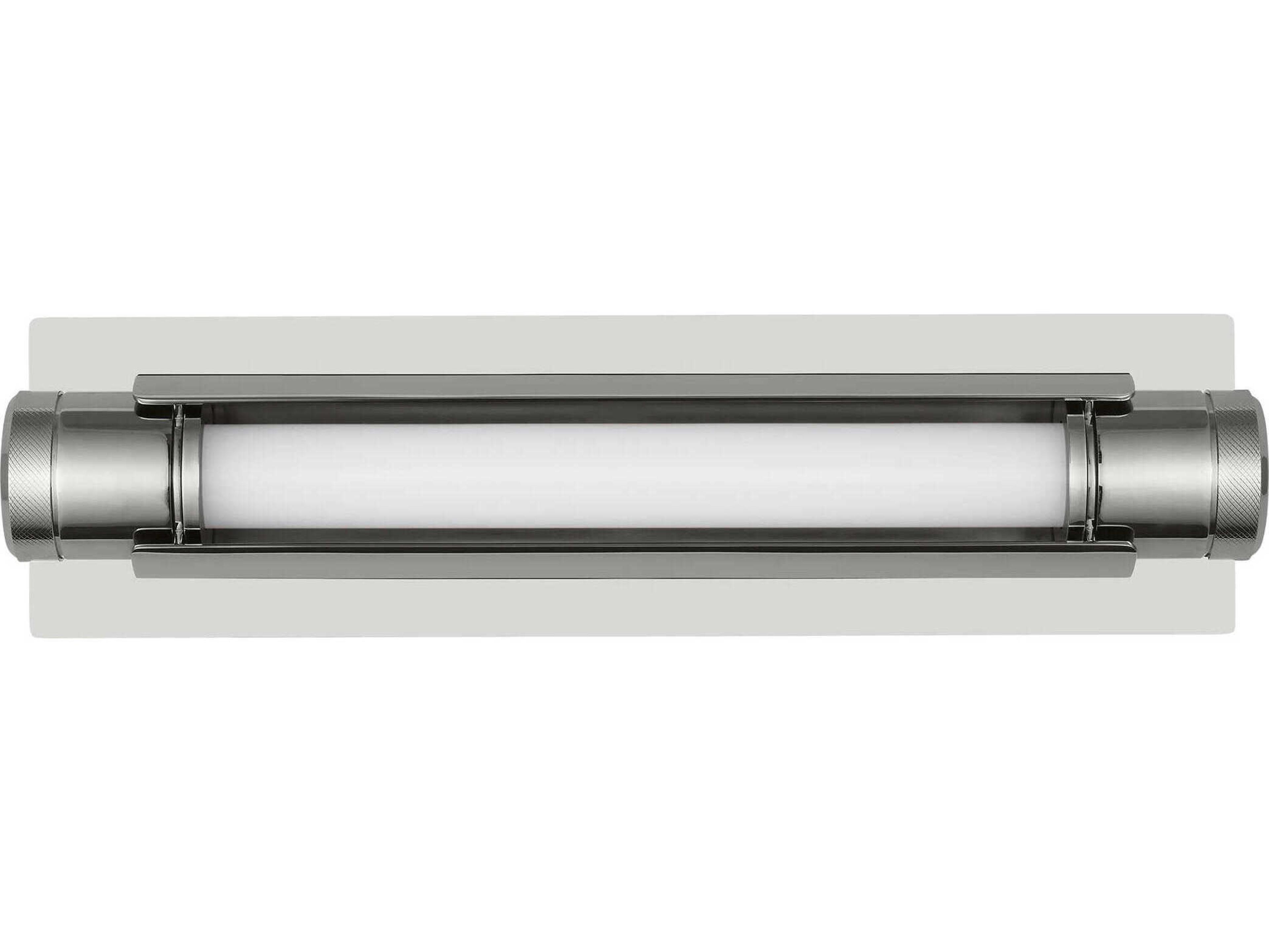 Visual Comfort Modern Capa 1-Light Polished Nickel Vanity Light