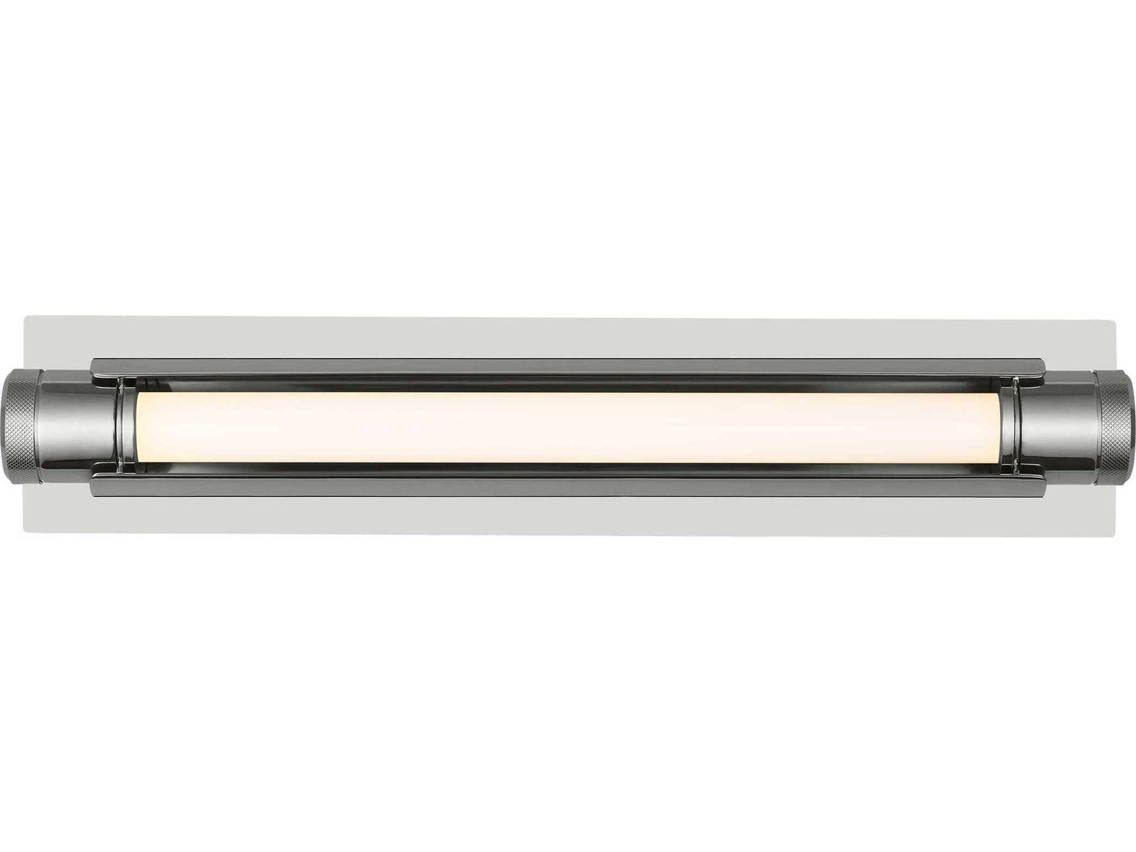 Visual Comfort Modern Capa 1-Light Polished Nickel Vanity Light