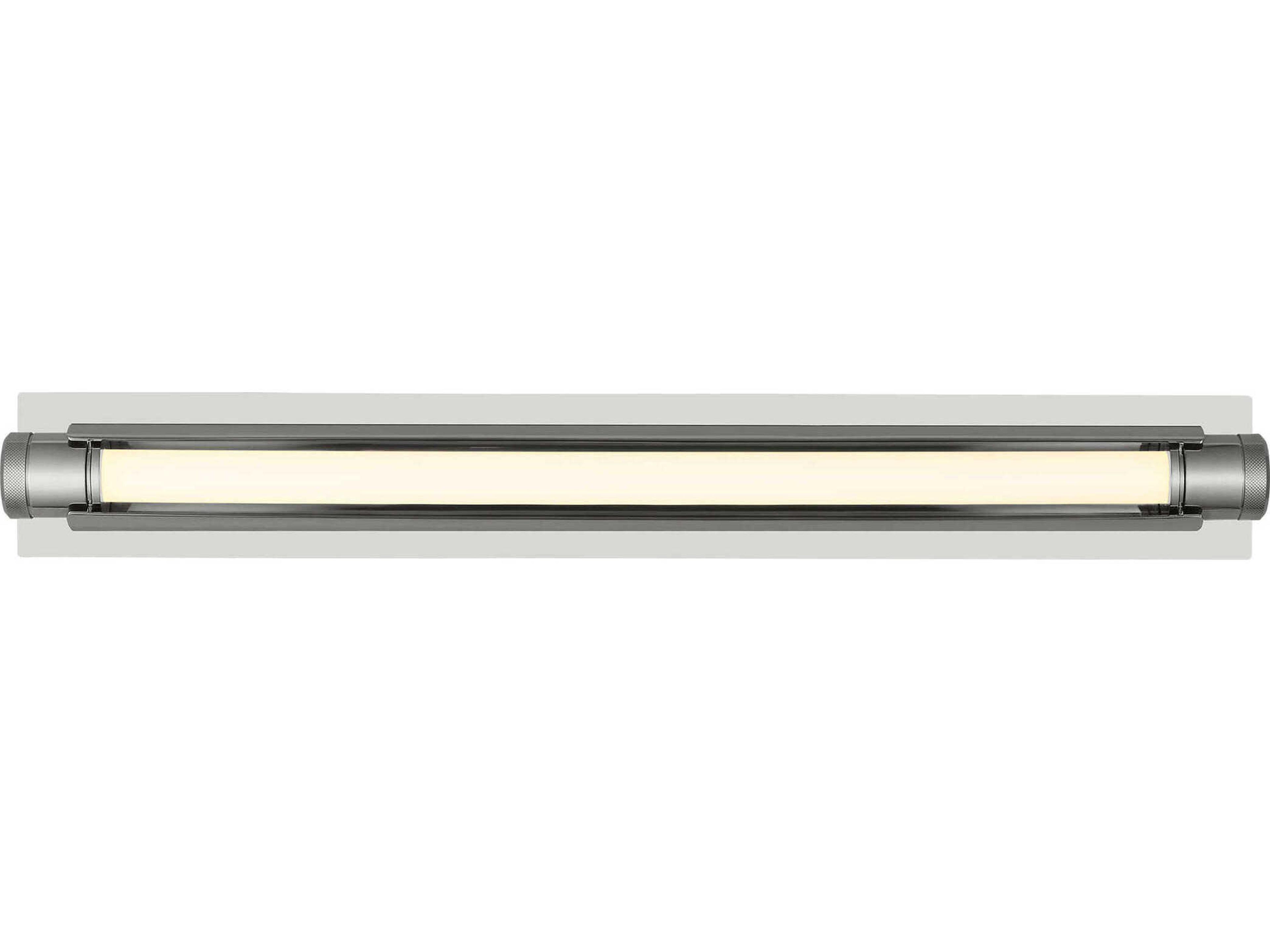 Visual Comfort Modern Capa 1-Light Polished Nickel Vanity Light