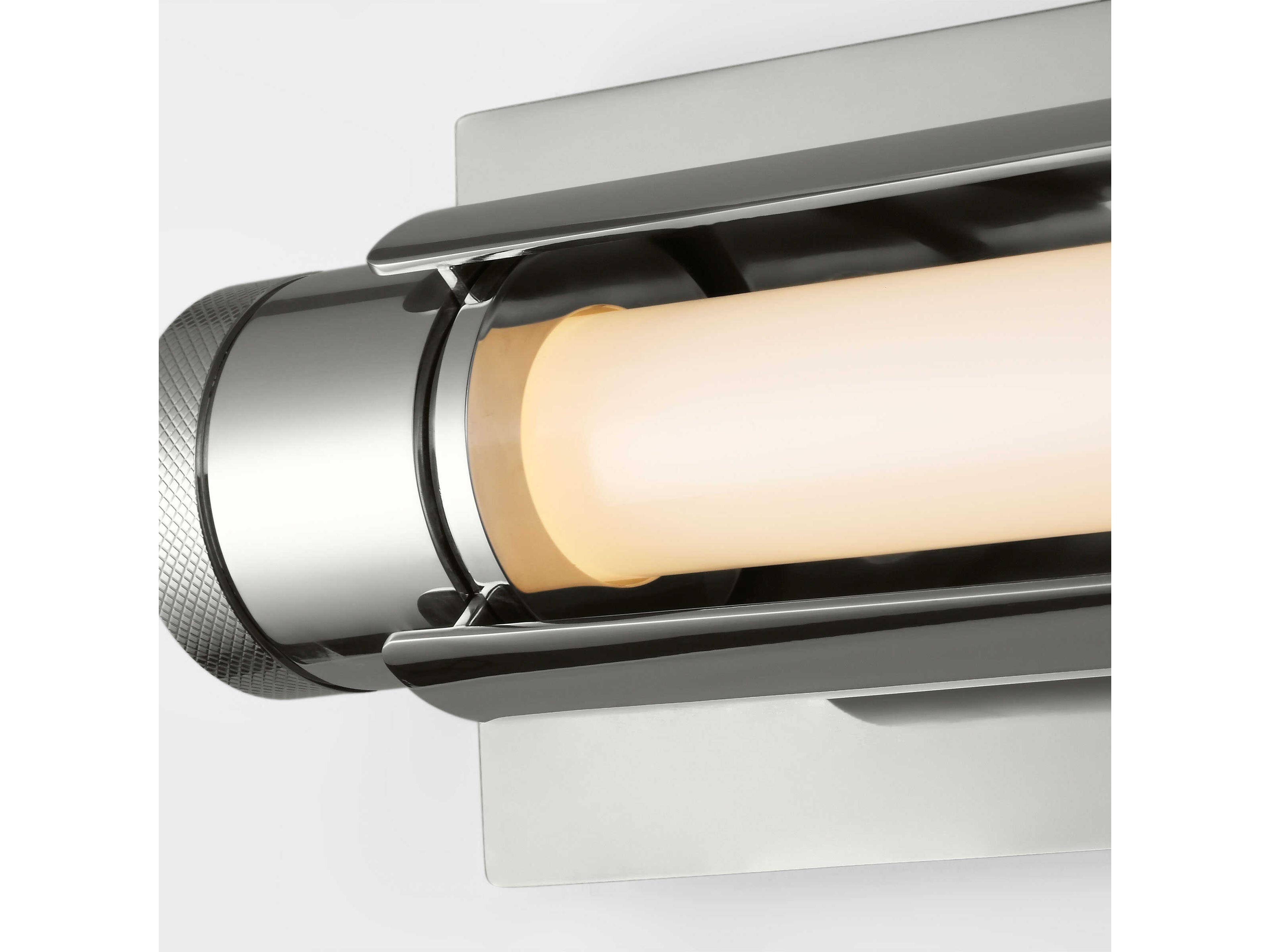 Visual Comfort Modern Capa 1-Light Polished Nickel Vanity Light