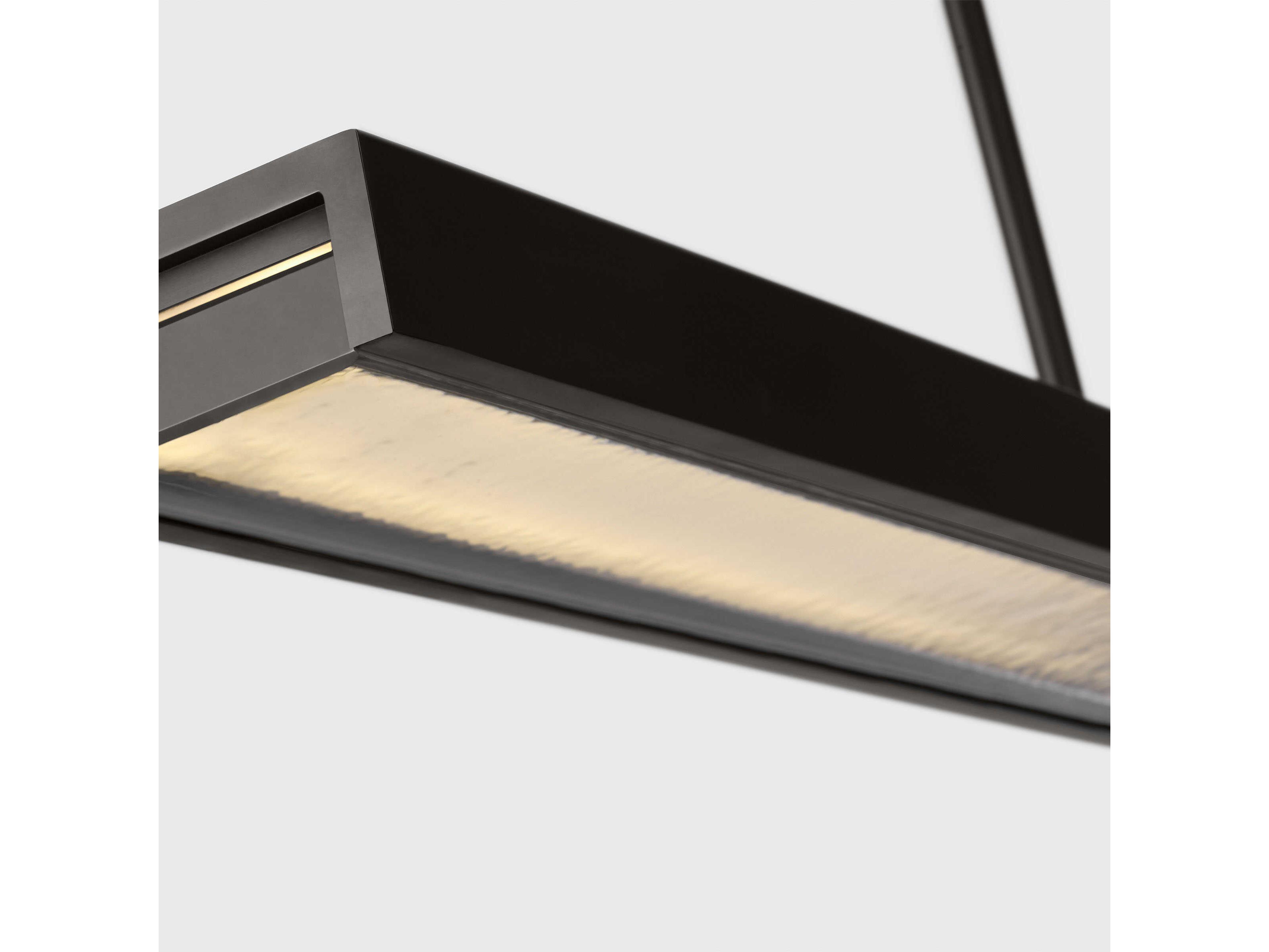 Visual Comfort Modern Maybeck 2-Light Bronze Linear Island Pendant