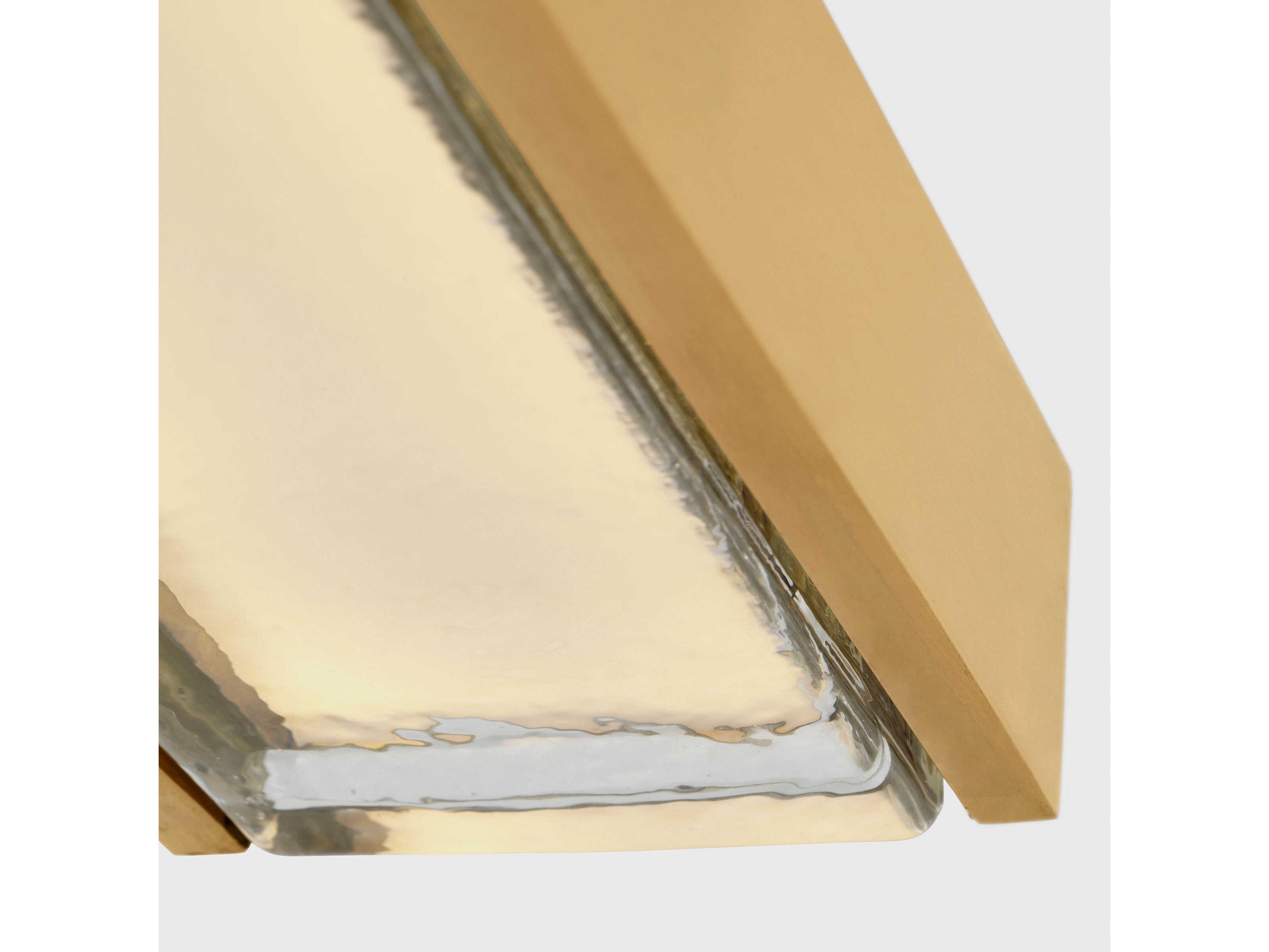 Visual Comfort Modern Maybeck 2-Light Hand Rubbed Antique Brass Linear Island Pendant