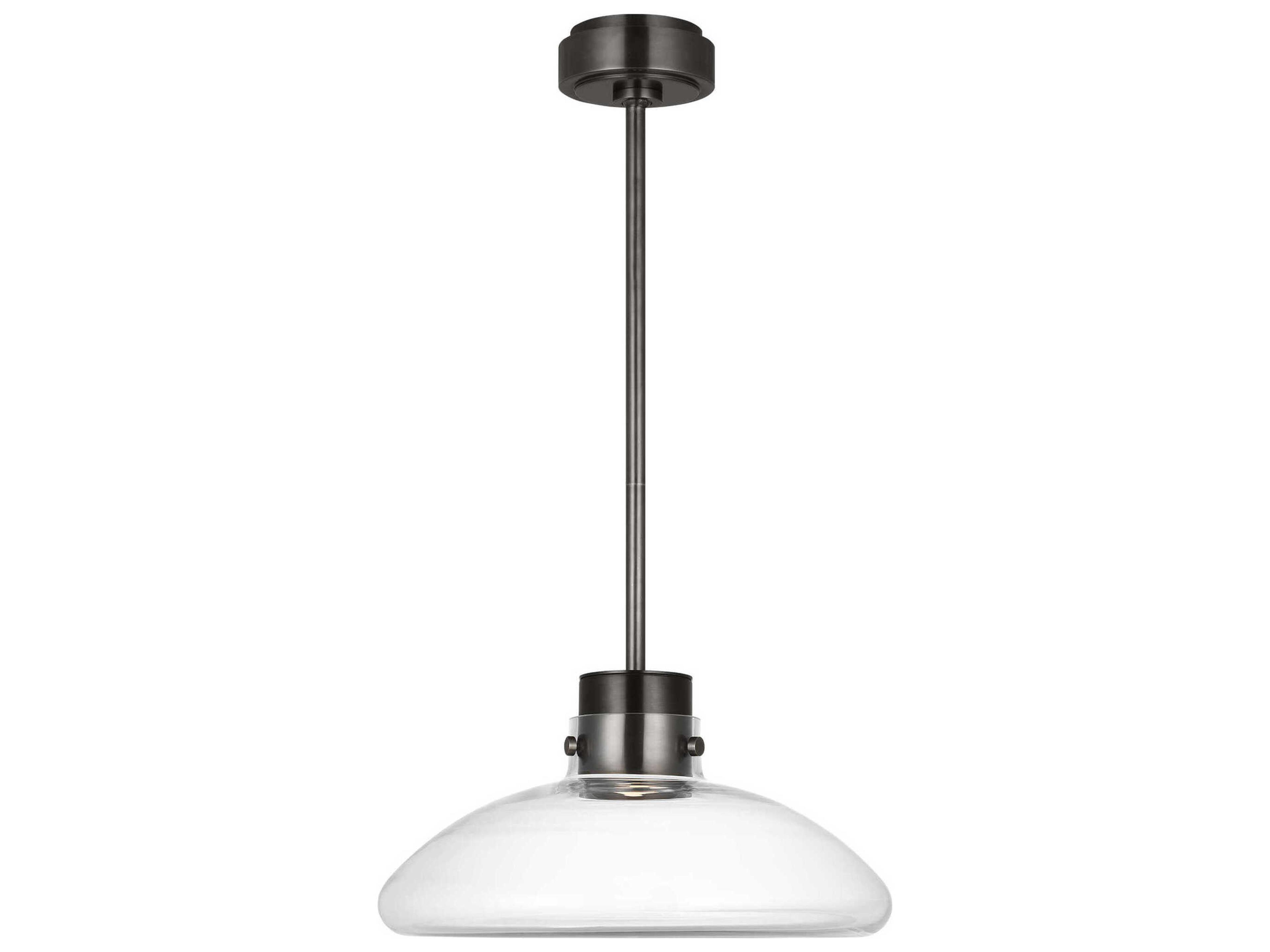 Morgan 1-Light Burnished Bronze Pendant