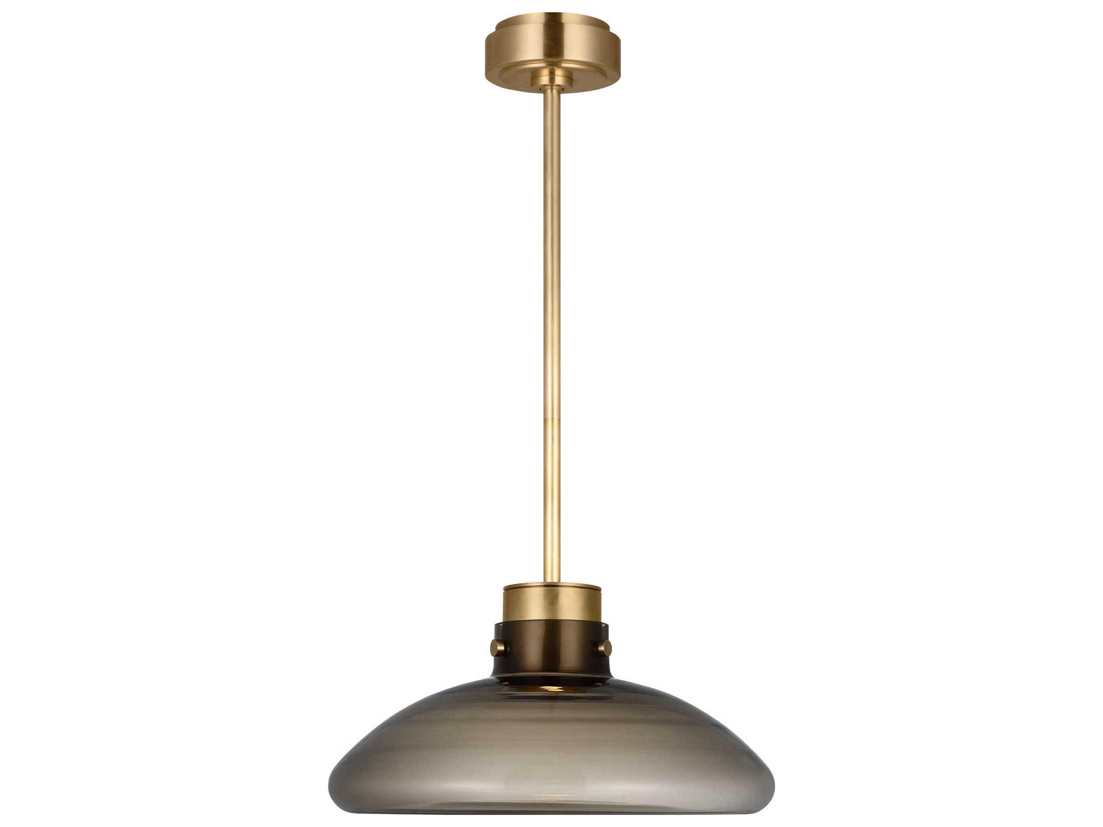 Morgan 1-Light Brass Pendant