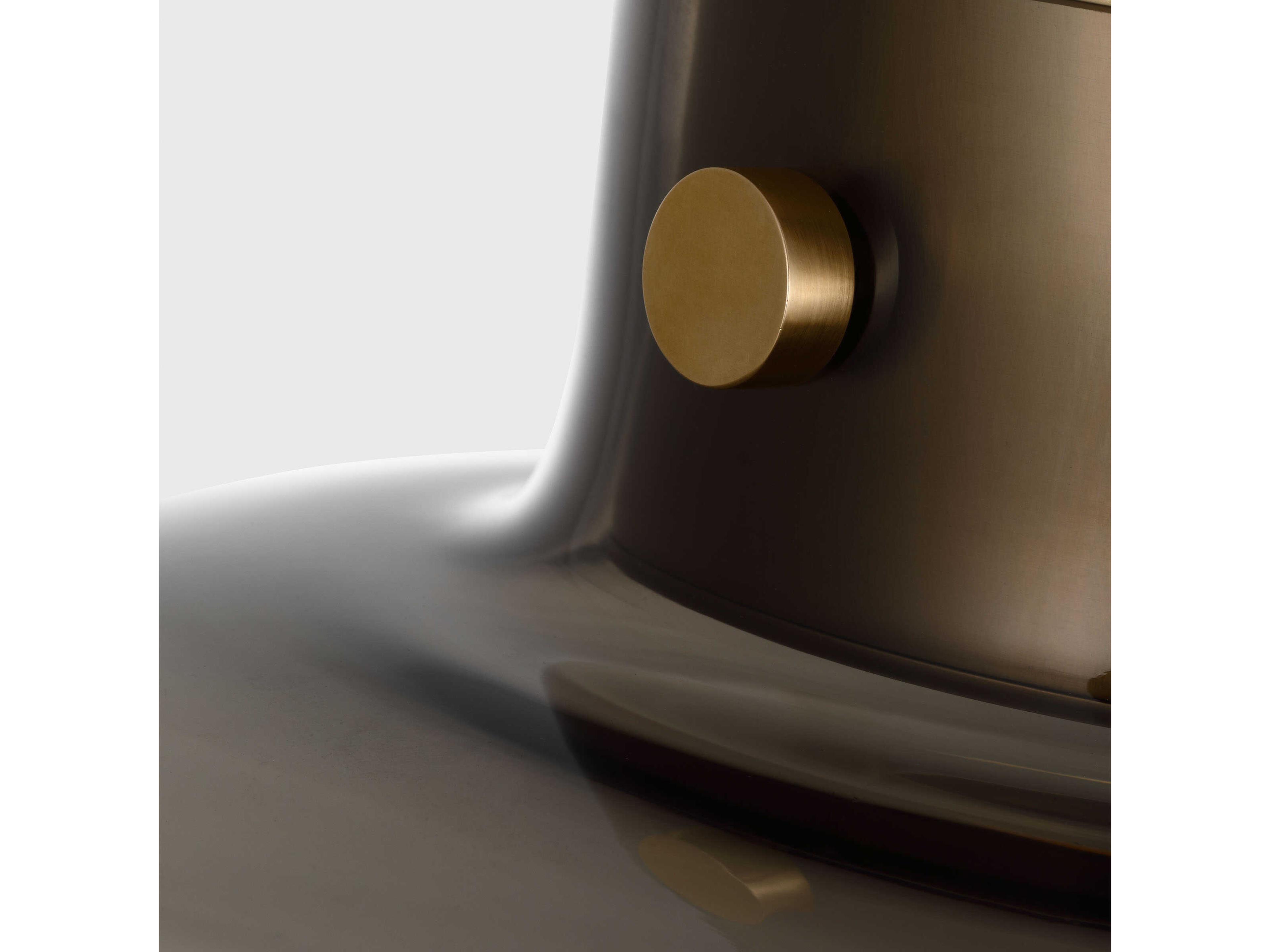 Visual Comfort Modern Morgan 1-Light Brass Pendant