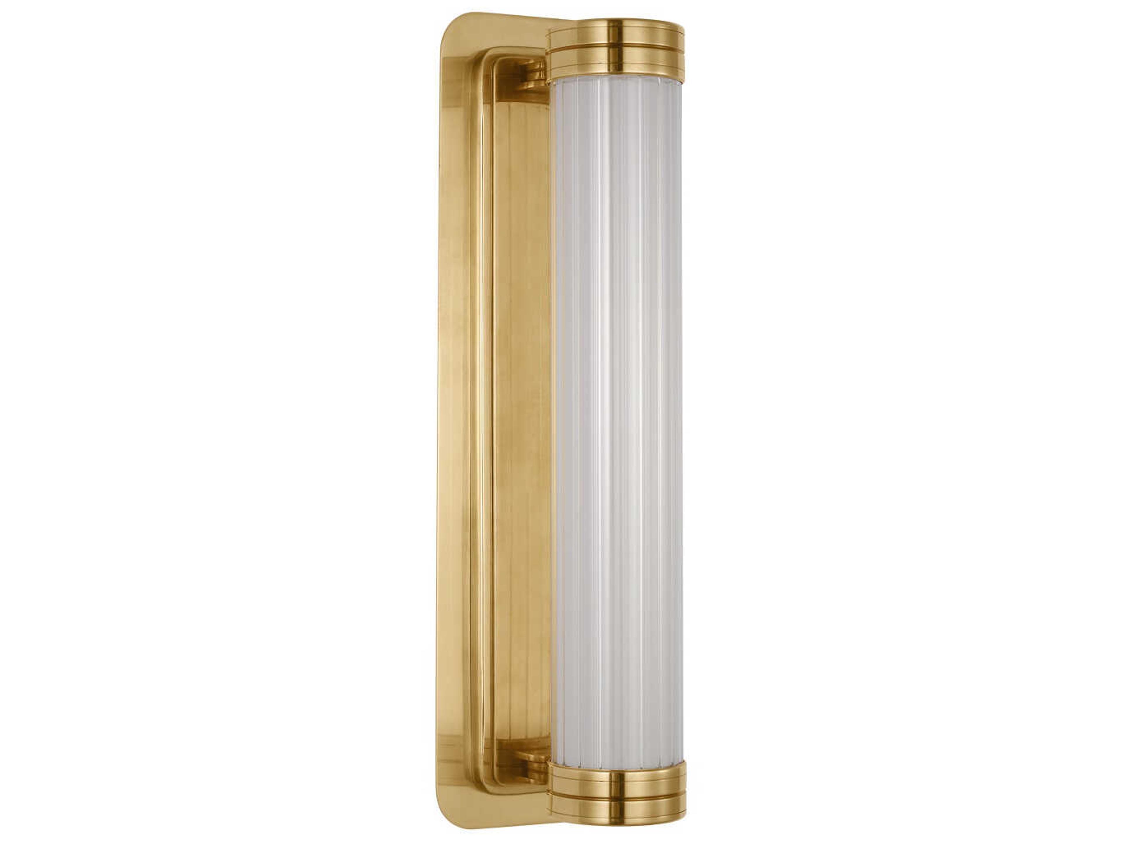 Visual Comfort Modern Alo 1-Light Polished Natural Brass Wall Sconce