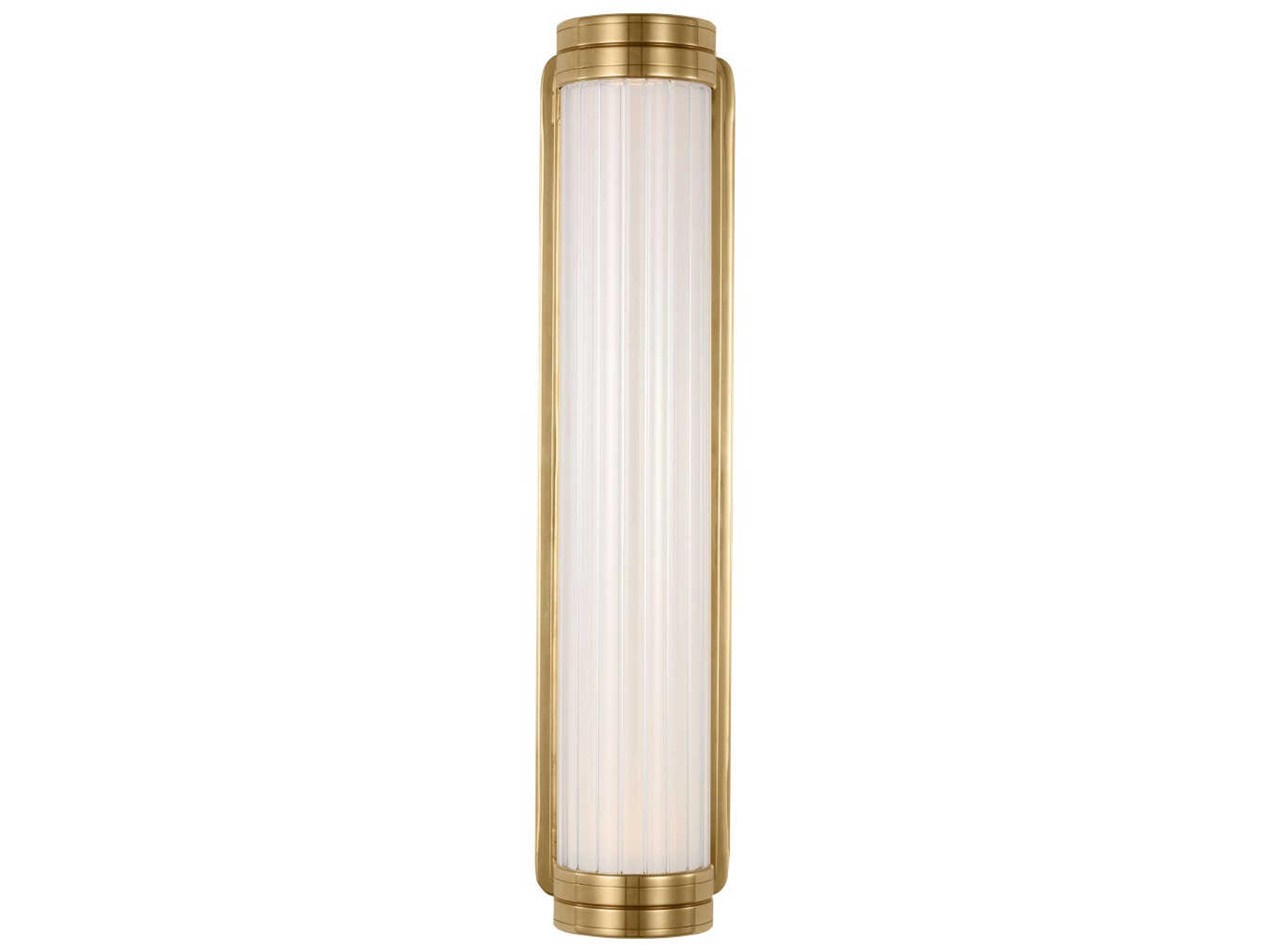 Visual Comfort Modern Alo 1-Light Polished Natural Brass Wall Sconce