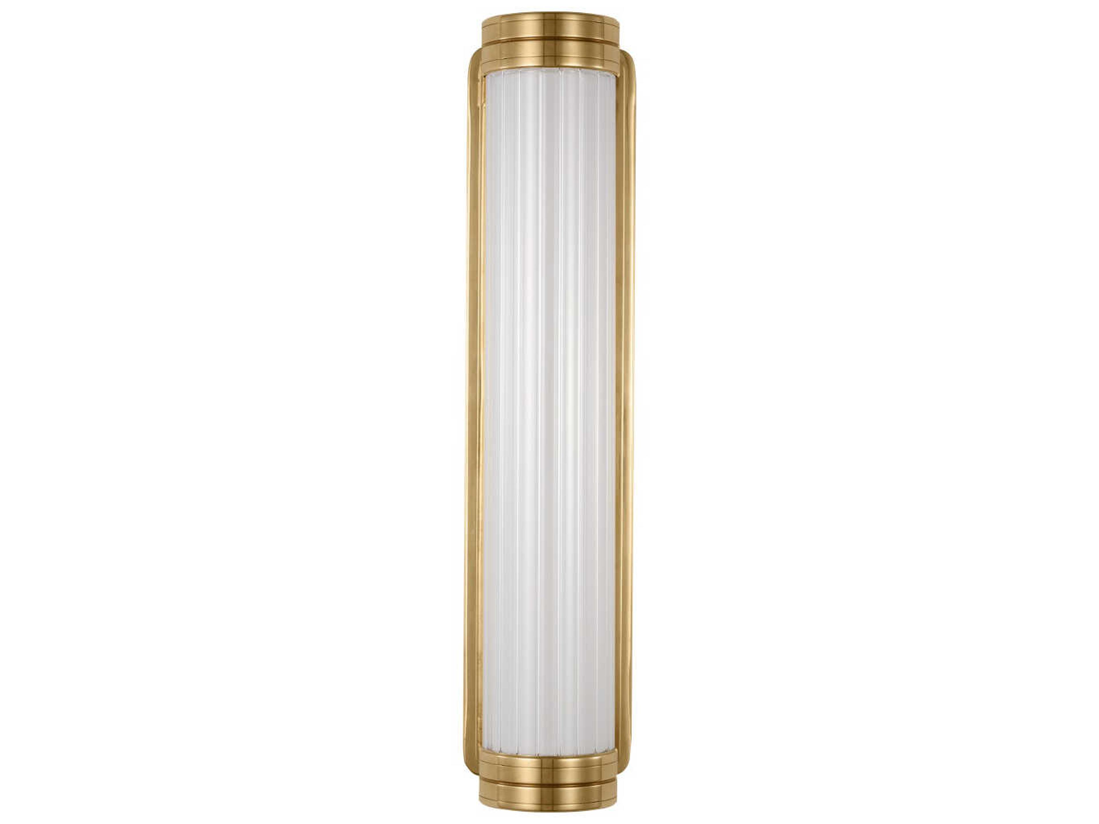 Visual Comfort Modern Alo 1-Light Polished Natural Brass Wall Sconce
