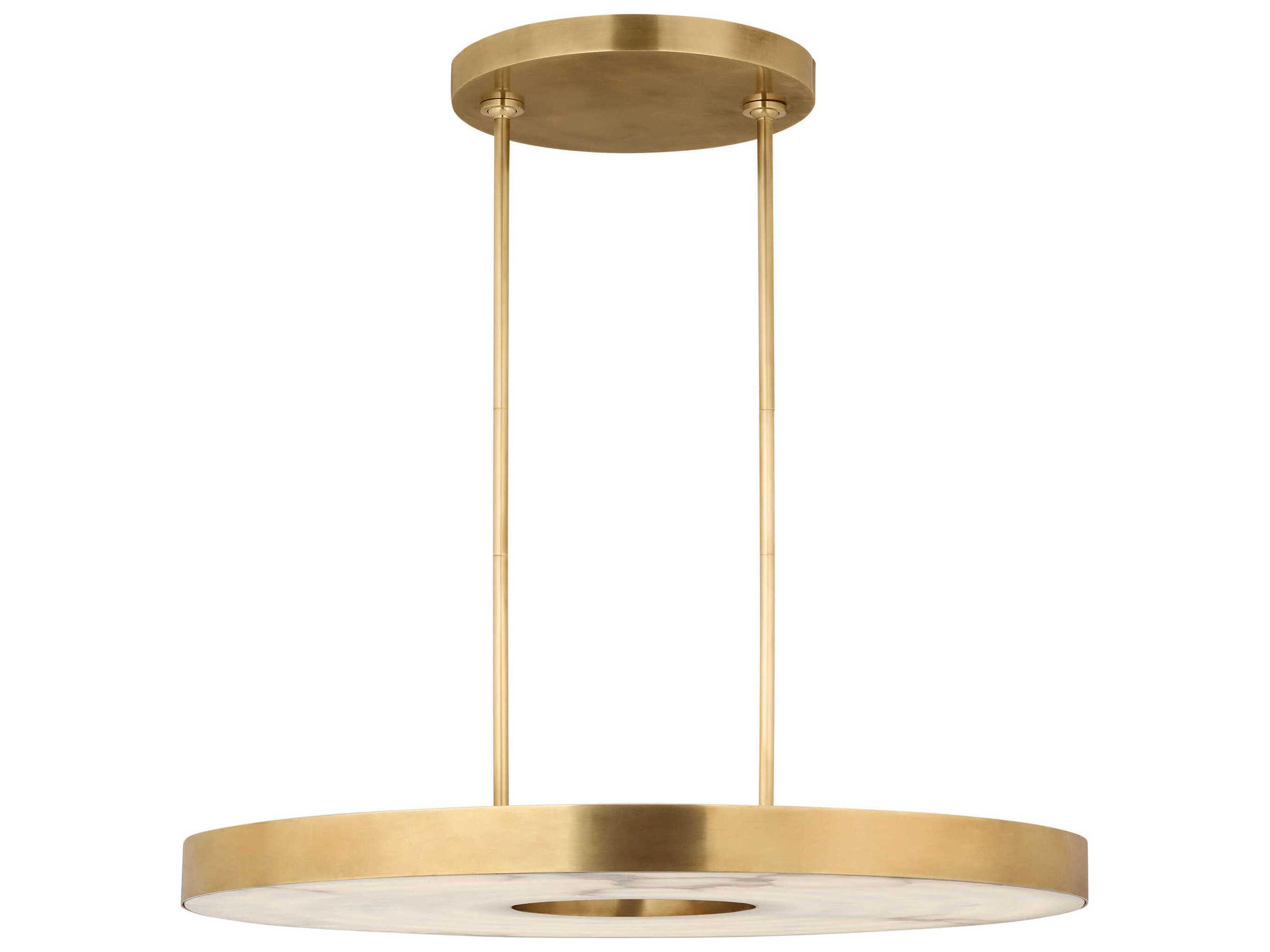 Wyllis 1-Light Hand Rubbed Antique Brass Round Pendant