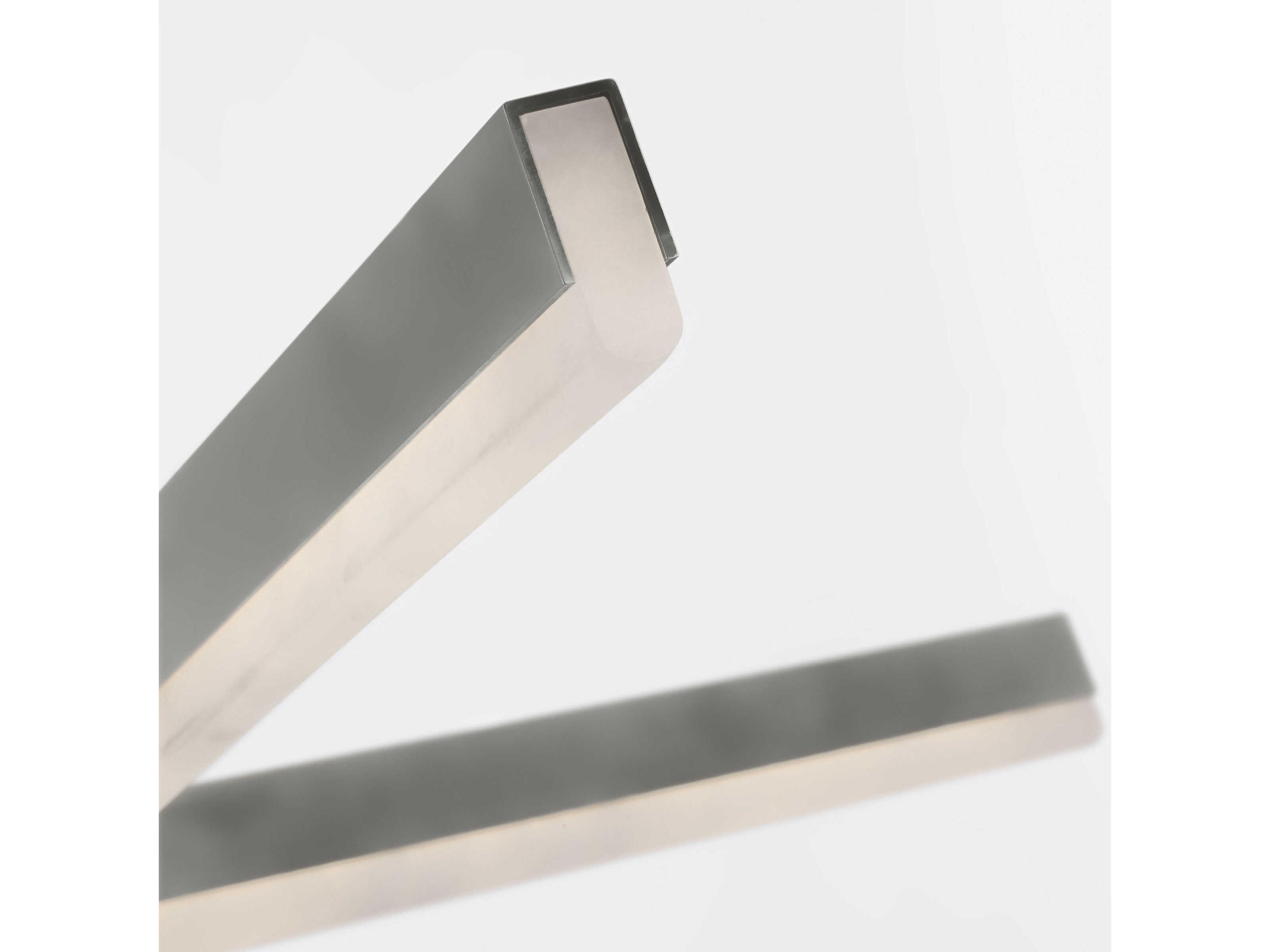 Visual Comfort Modern Linea 6-Light Antique Nickel Geometric Tiered Chandelier