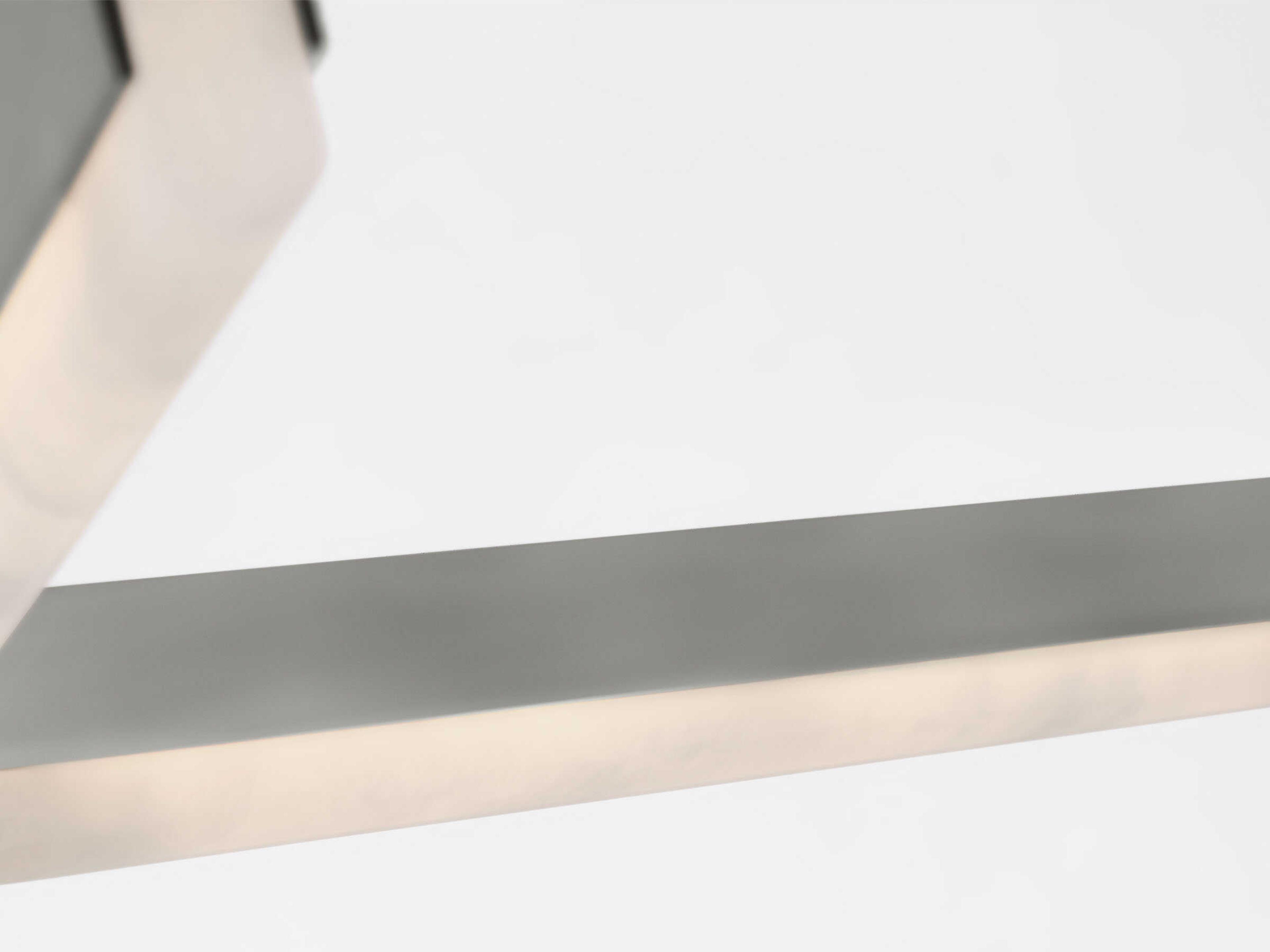 Visual Comfort Modern Linea 9-Light Antique Nickel Geometric Tiered Chandelier