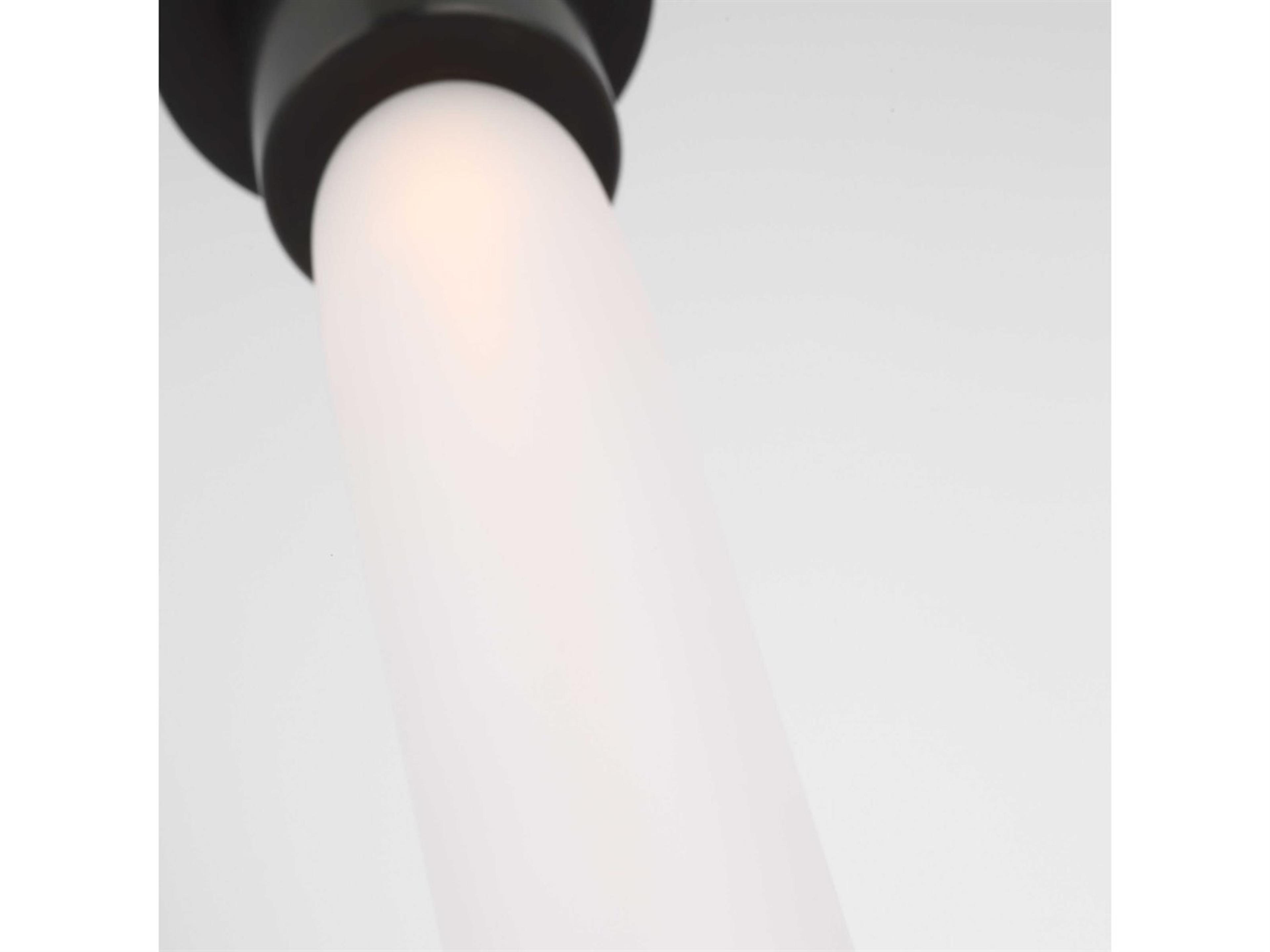 Visual Comfort Modern Volver 1-Light Bronze Flush Mount