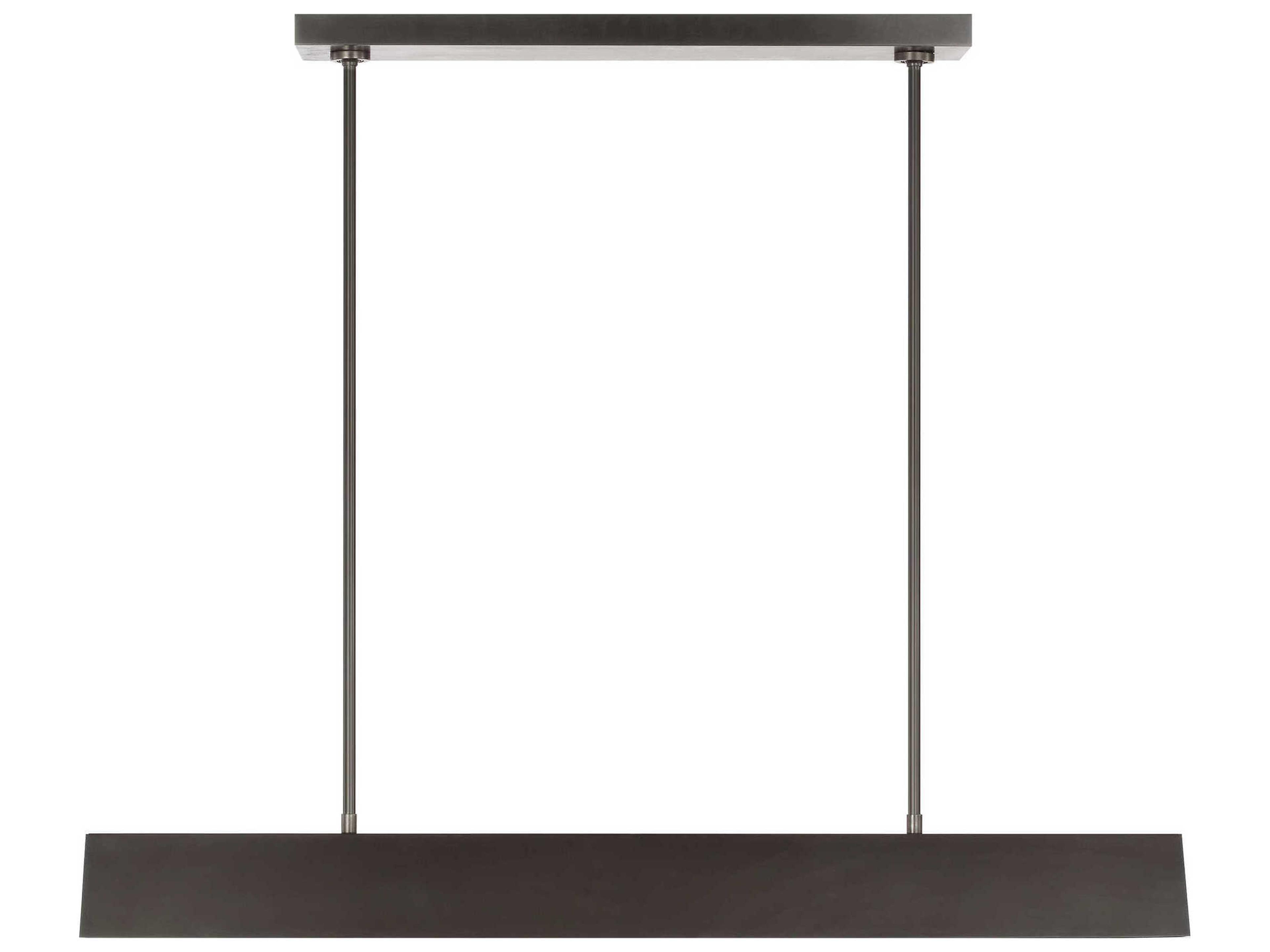 Pench 1-Light Dark Bronze Linear Island Pendant