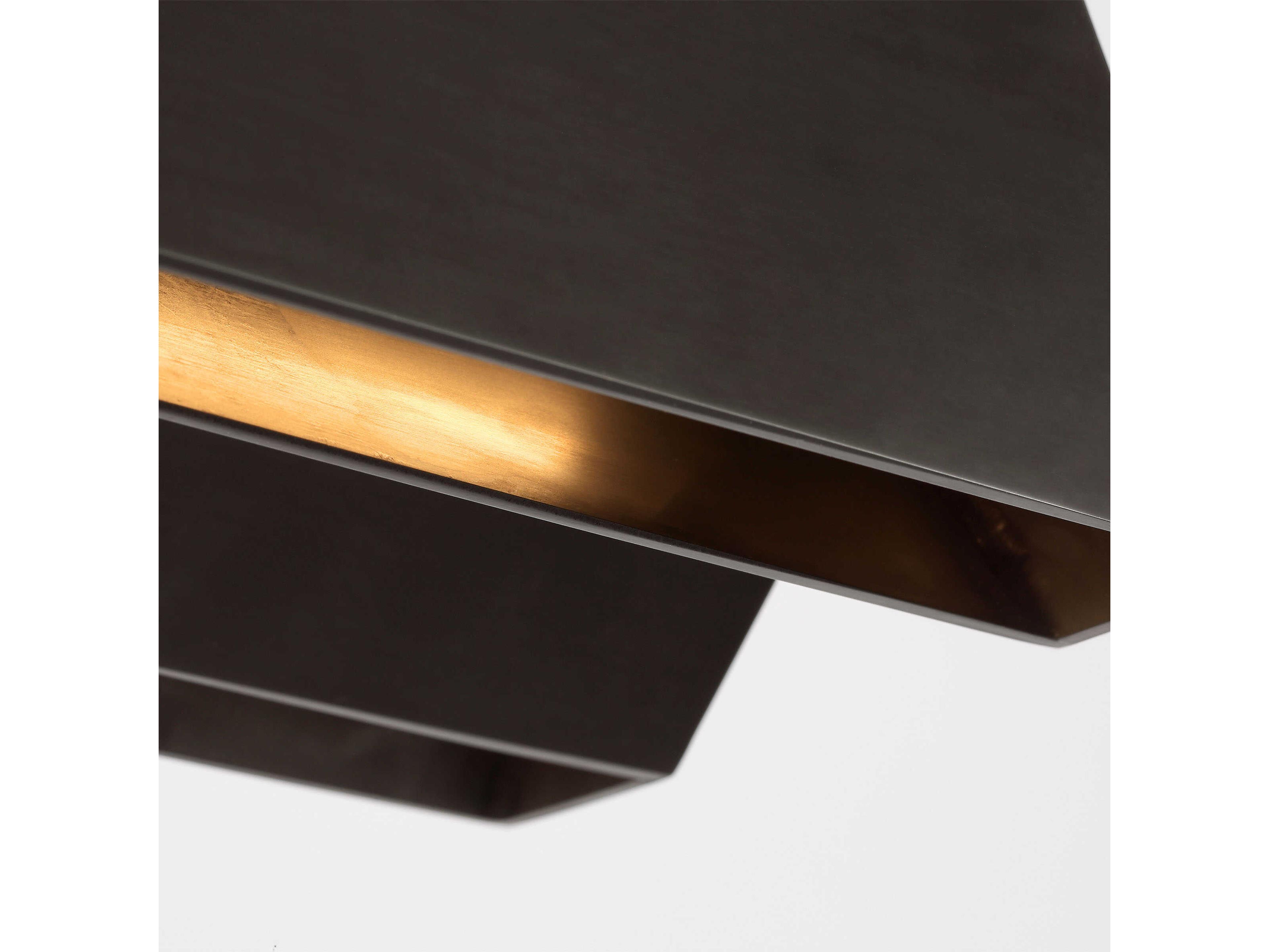 Visual Comfort Modern Pench 1-Light Dark Bronze Linear Island Pendant