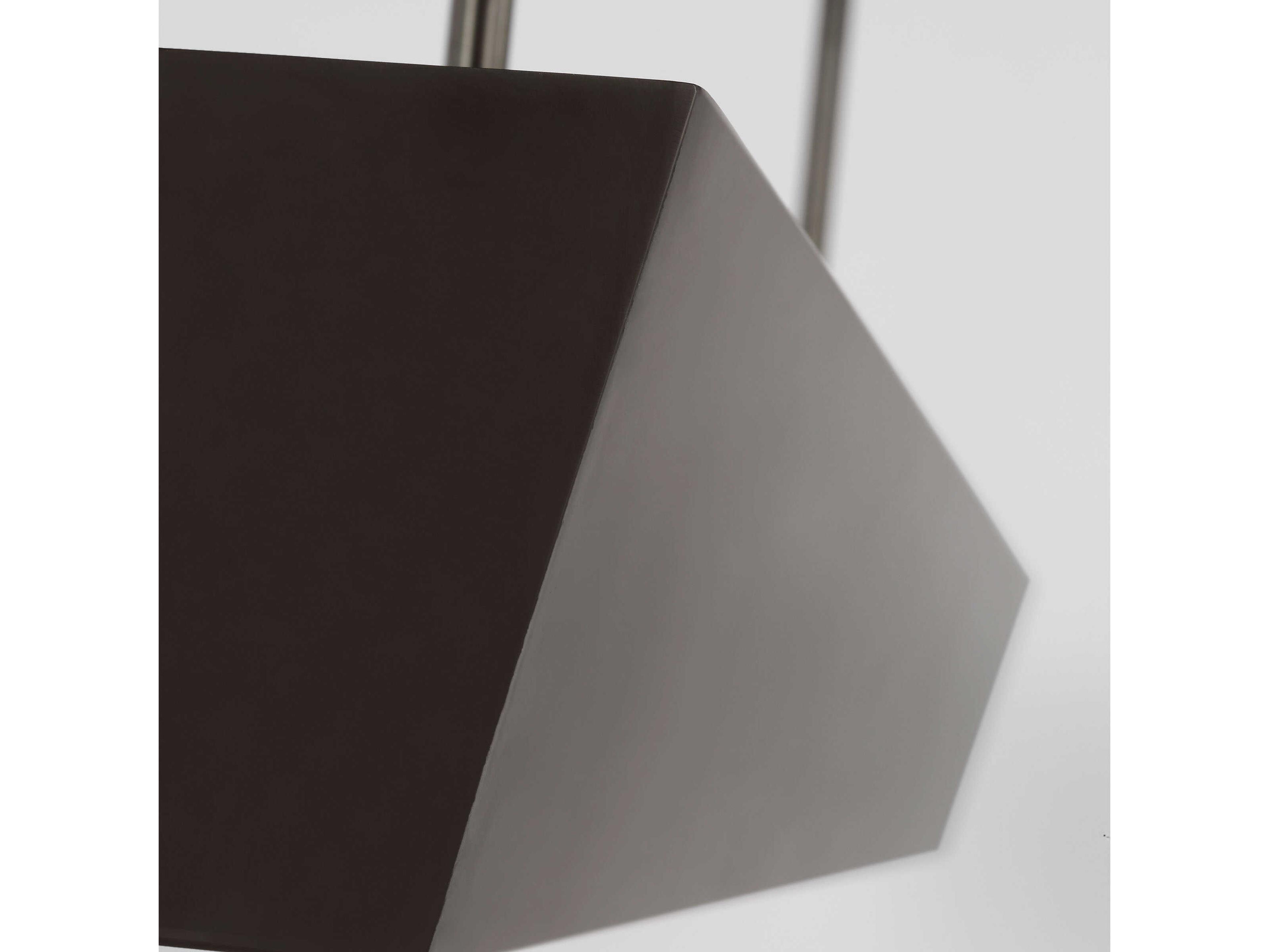 Visual Comfort Modern Pench 1-Light Dark Bronze Linear Island Pendant