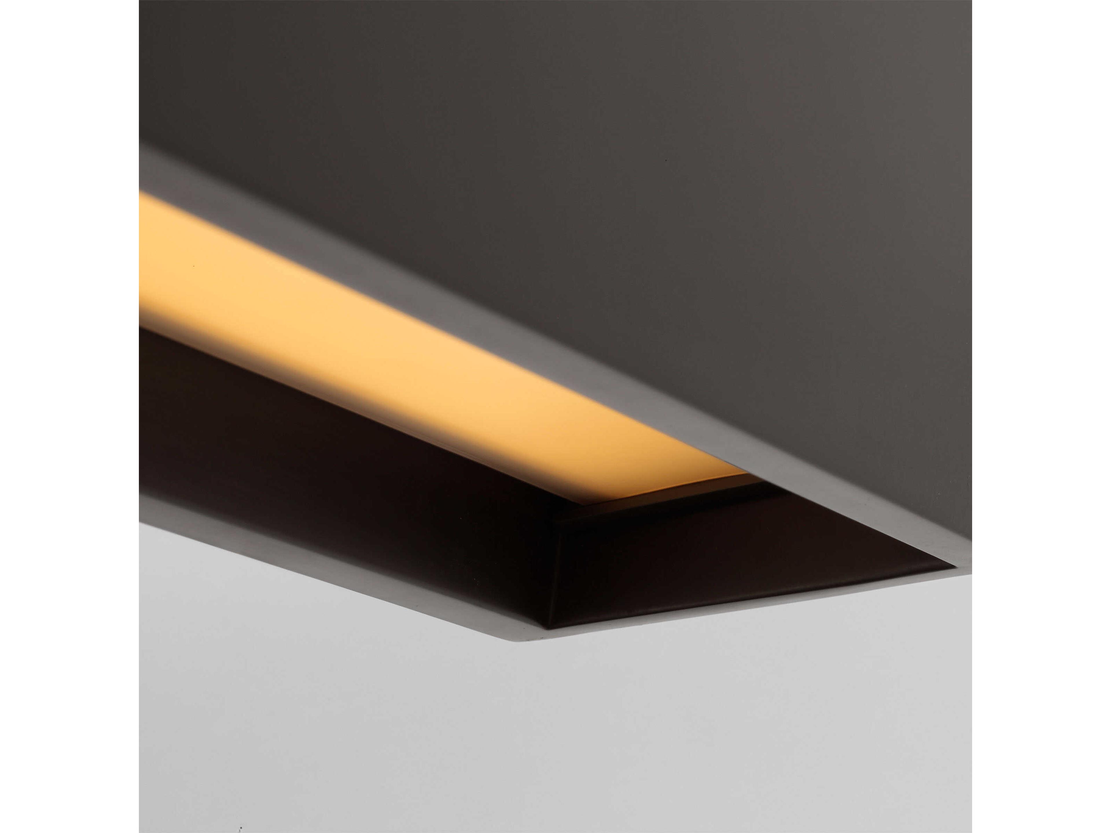 Visual Comfort Modern Pench 1-Light Dark Bronze Linear Island Pendant