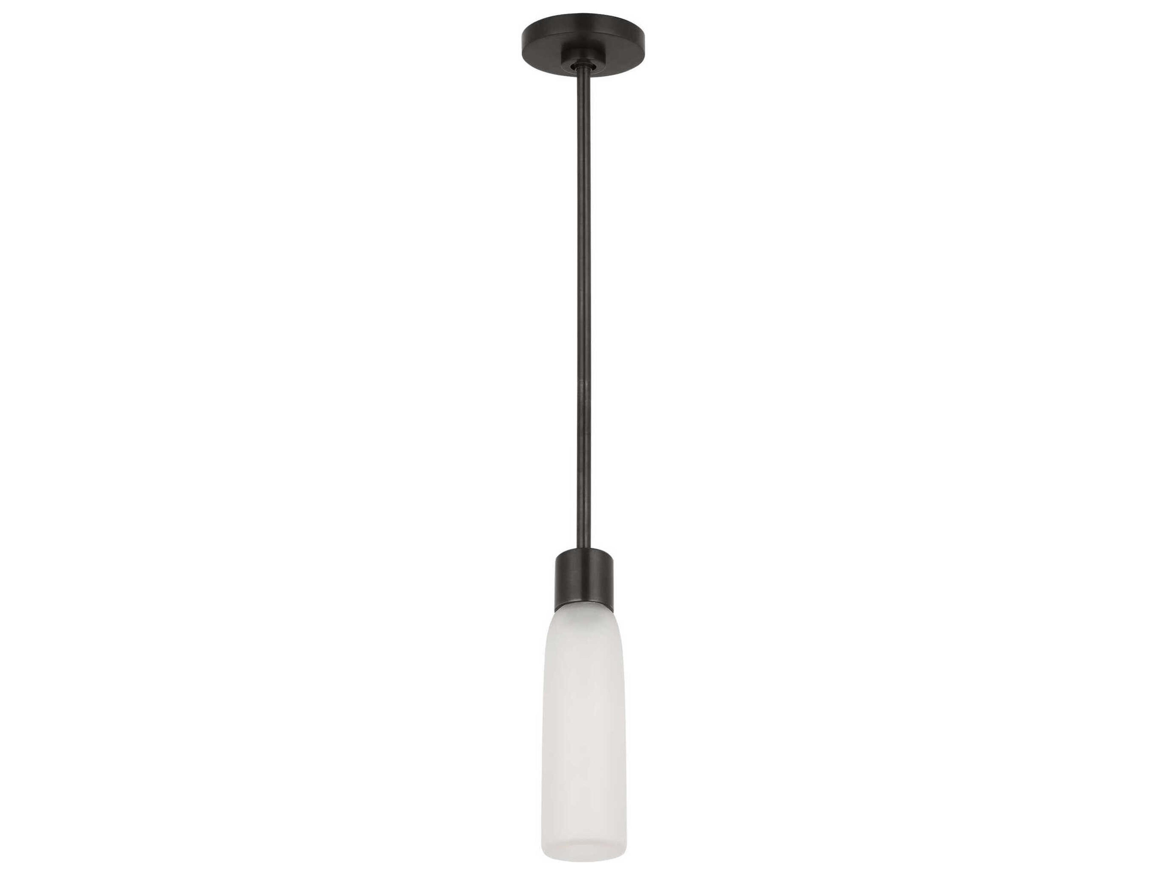 Visual Comfort Modern Volver 1-Light Bronze Mini Pendant