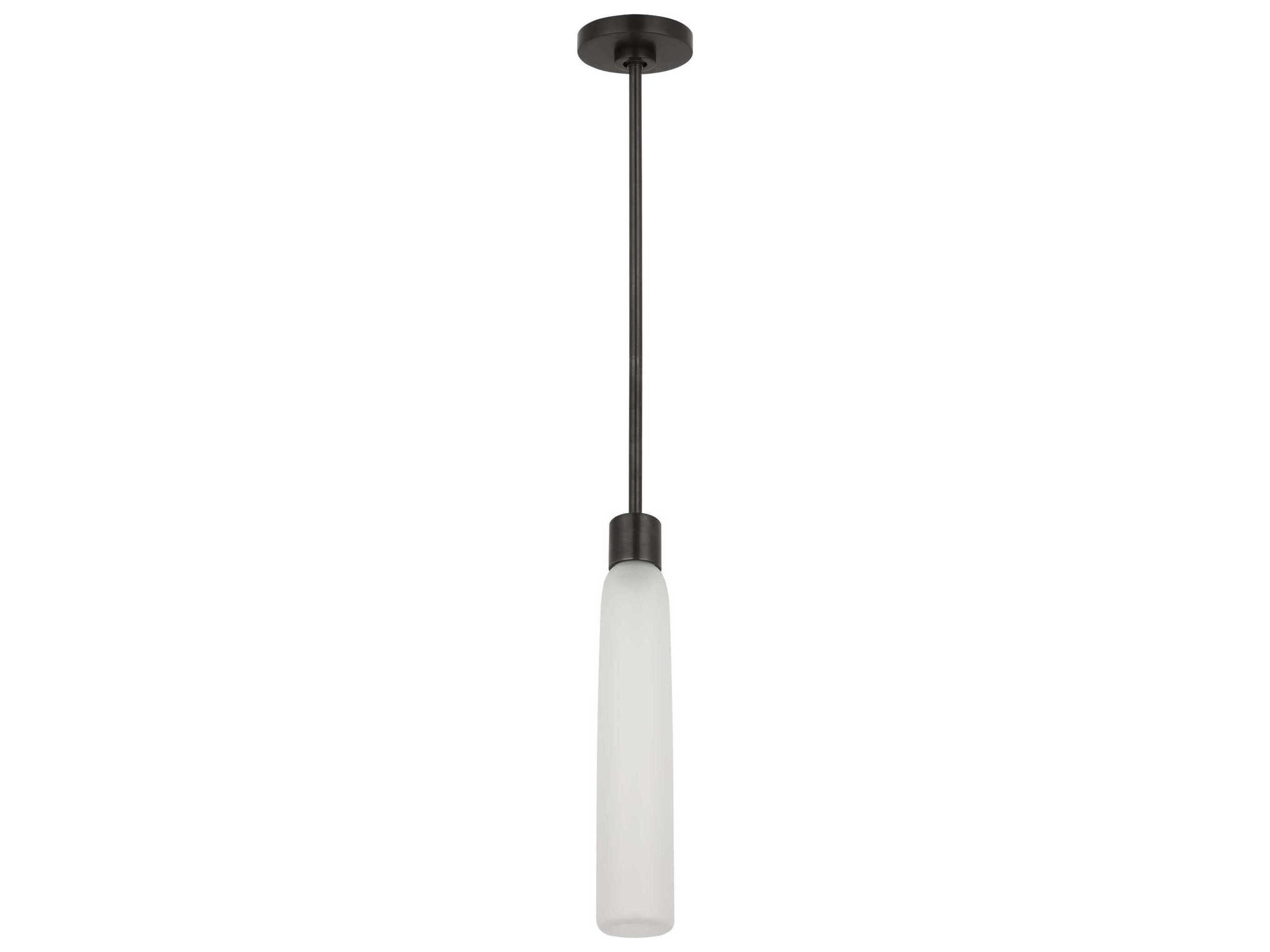 Visual Comfort Modern Volver 1-Light Bronze Mini Pendant