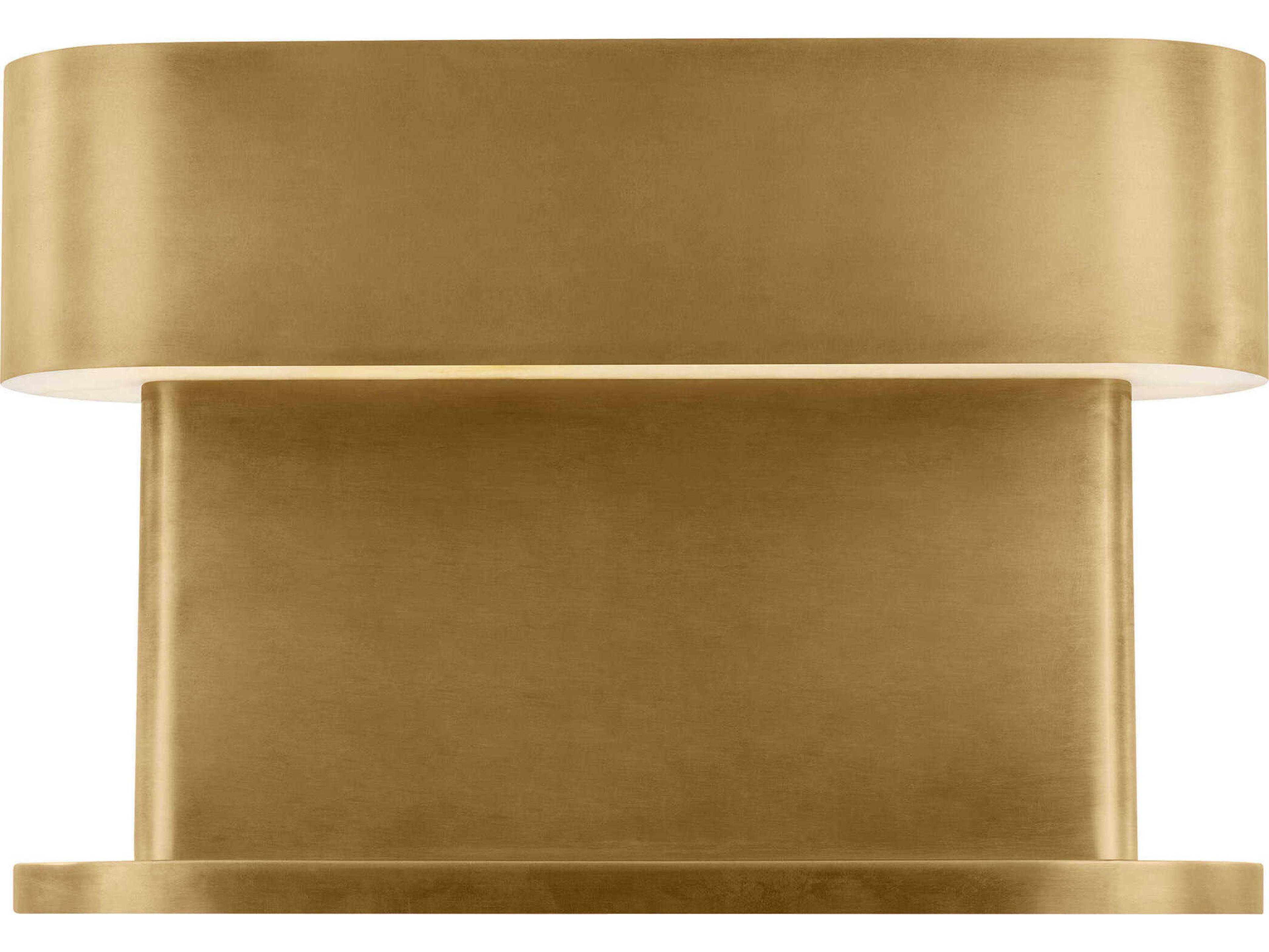 Visual Comfort Modern Wyllis Natural Brass White Alabaster Diffuser Table Lamp