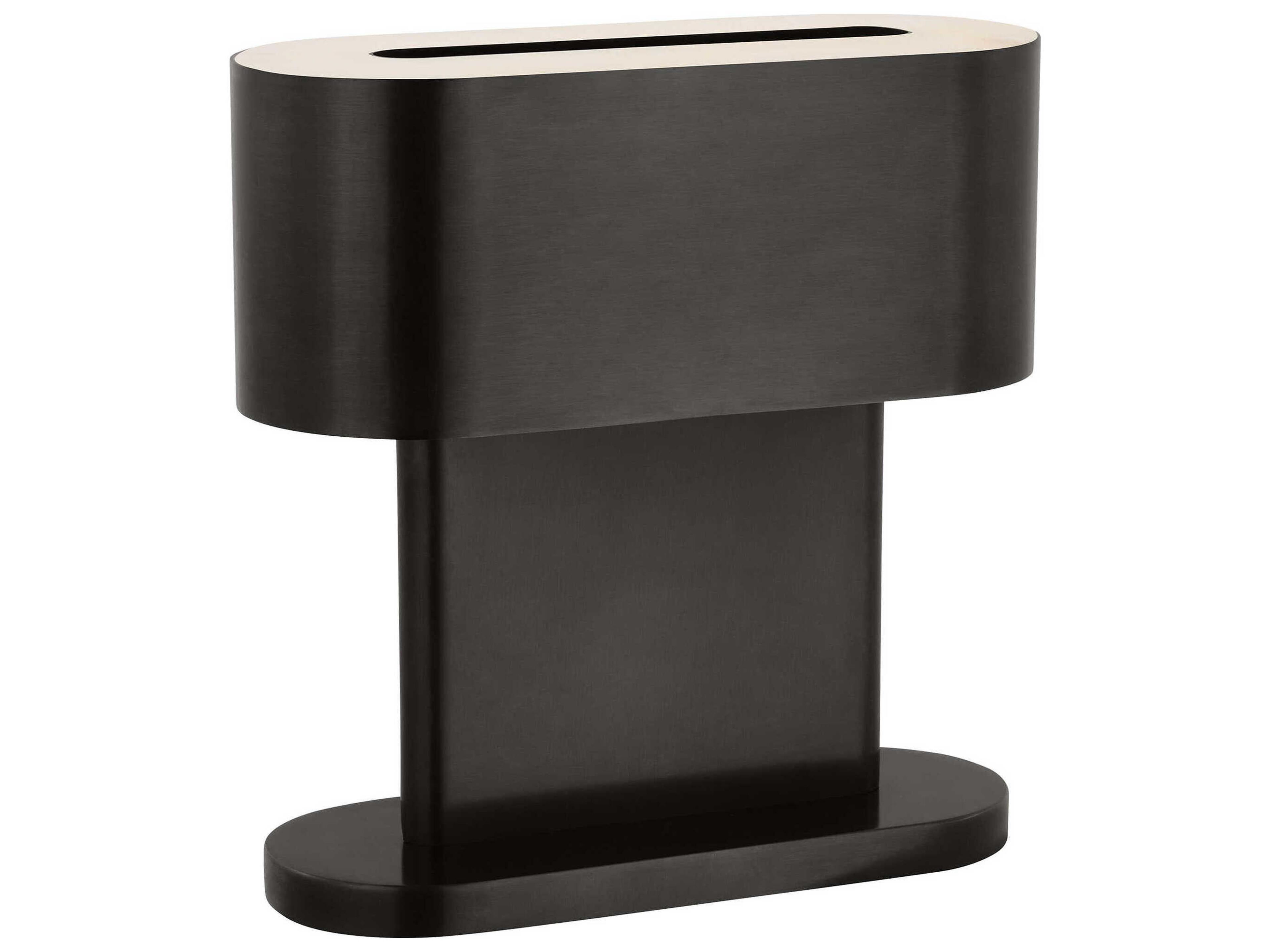 Wyllis Dark Bronze White Alabaster Diffuser Table Lamp