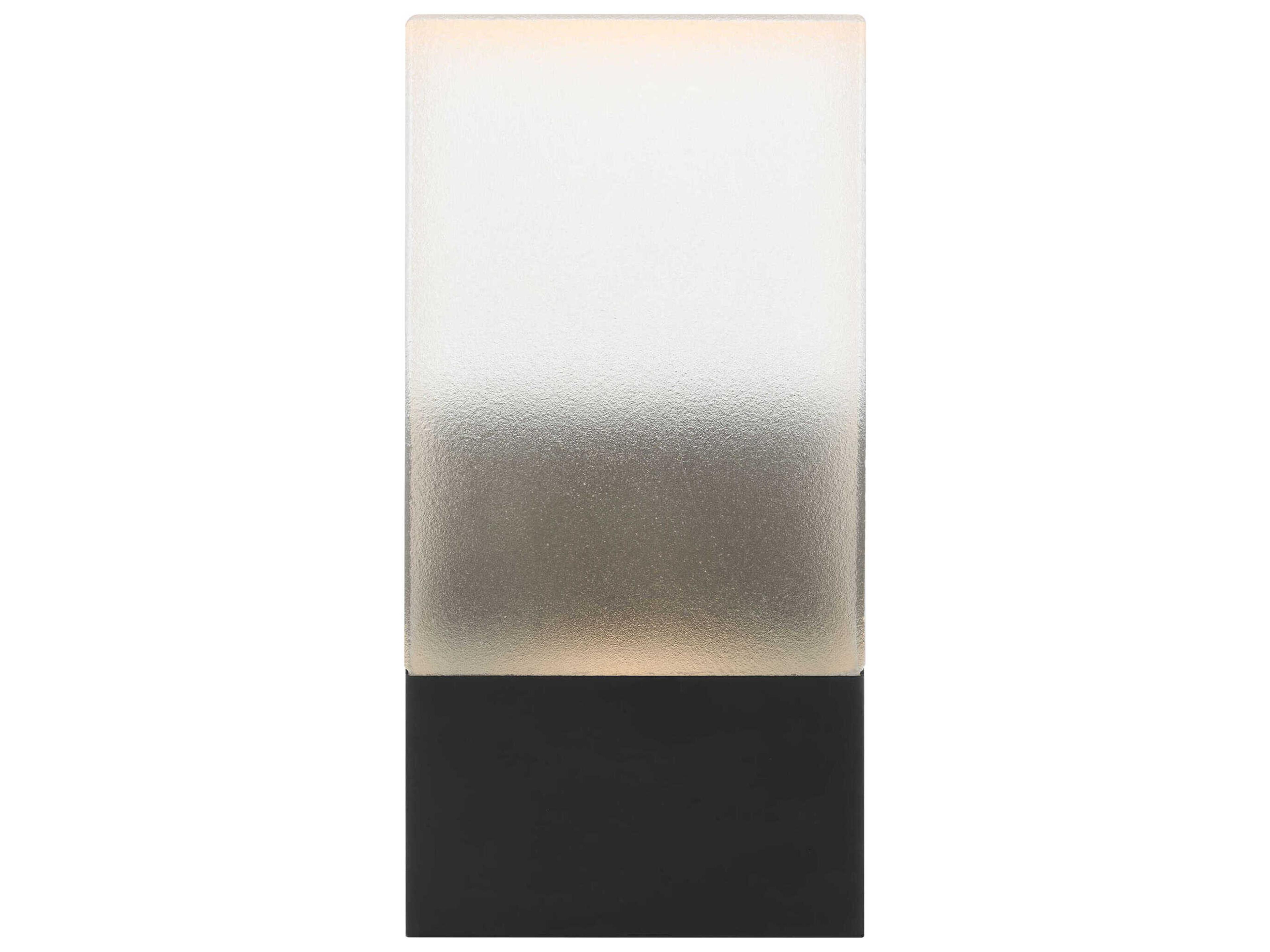 Visual Comfort Modern Pezzo Bronze Textured Cast Glass Table Lamp