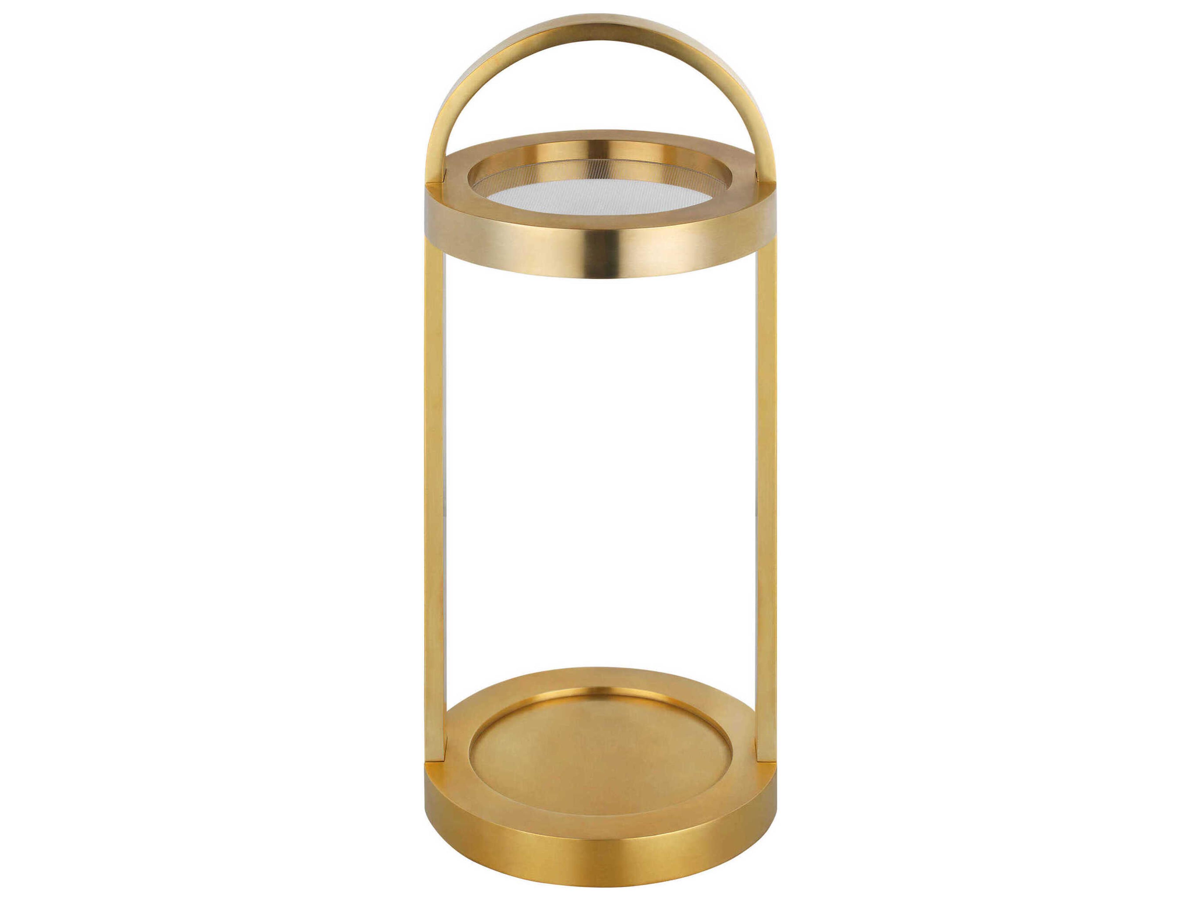 Visual Comfort Modern Cerne Hand Rubbed Antique Brass Table Lamp