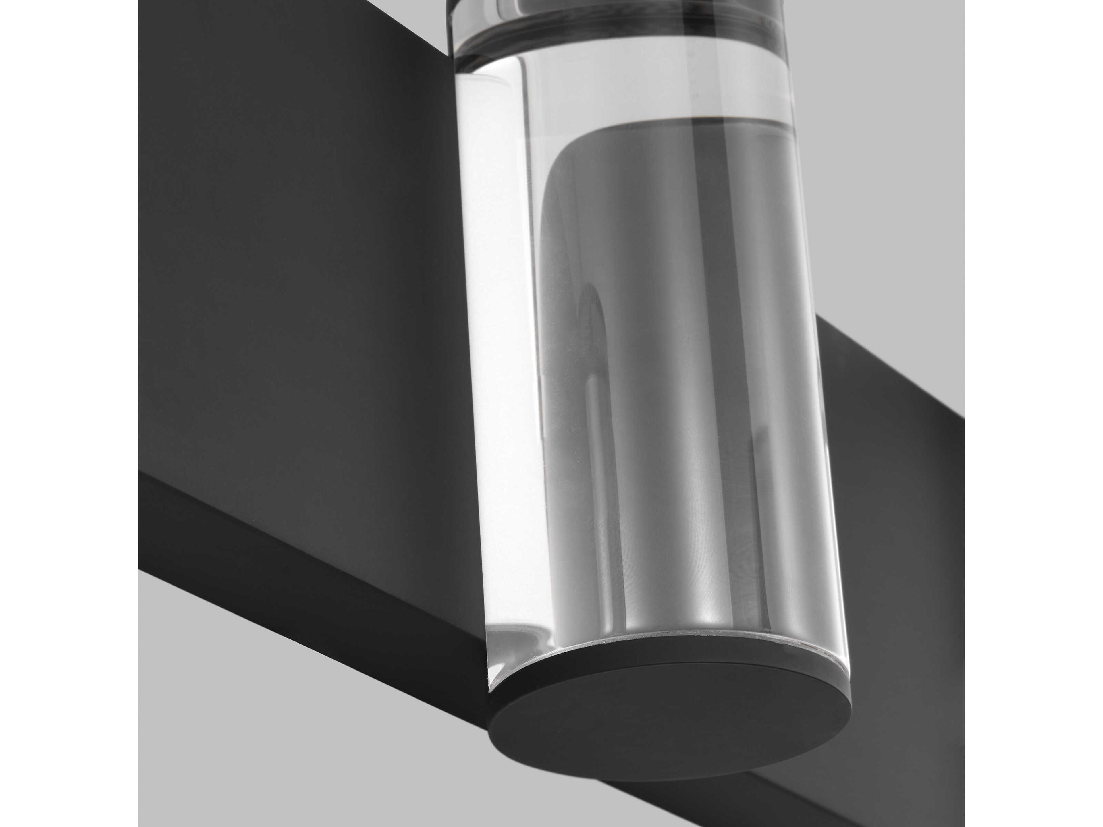 Visual Comfort Modern Esfera 3-Light Nightshade Black Vanity Light