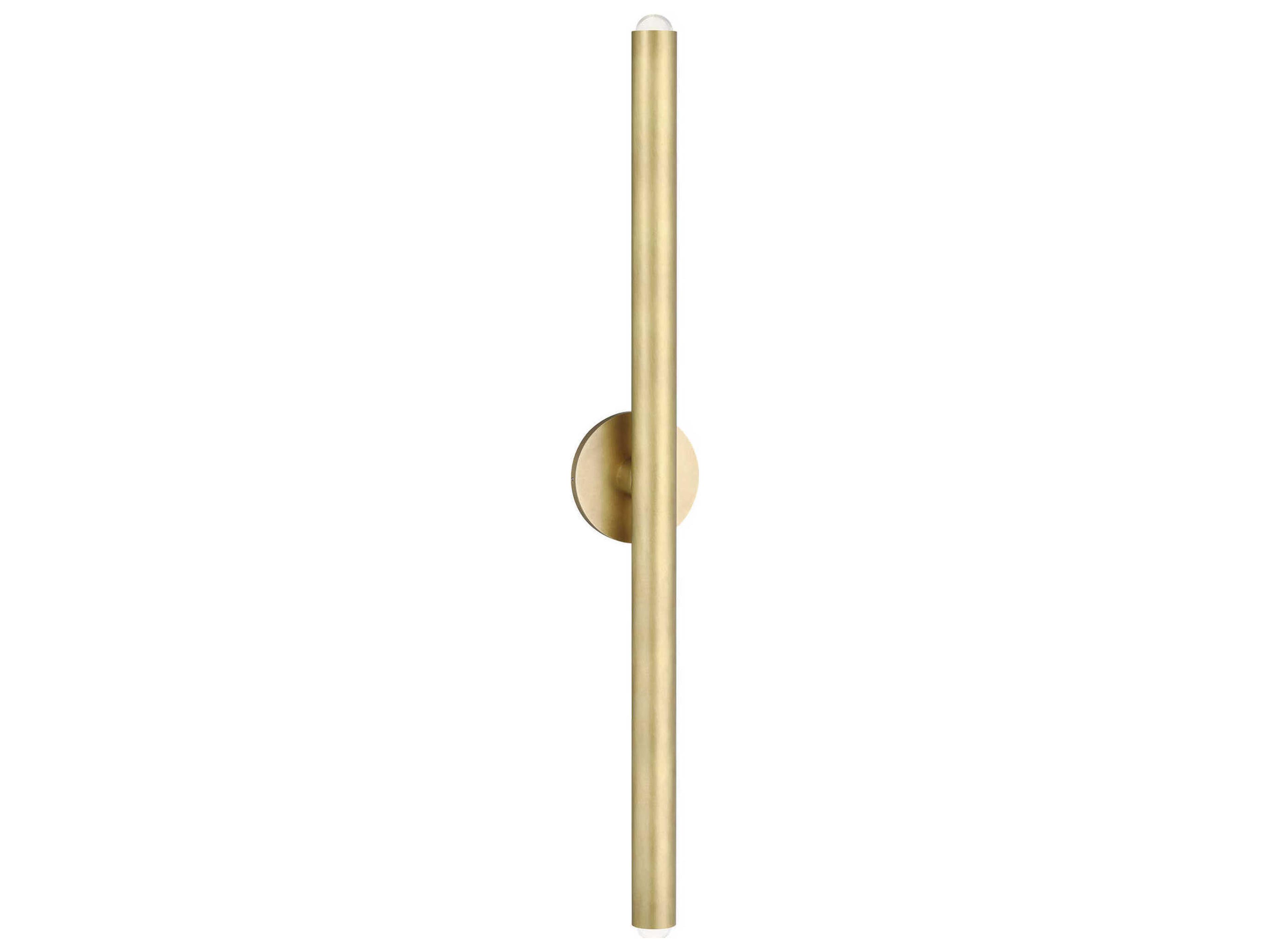 Ebell 2-Light Natural Brass Wall Sconce