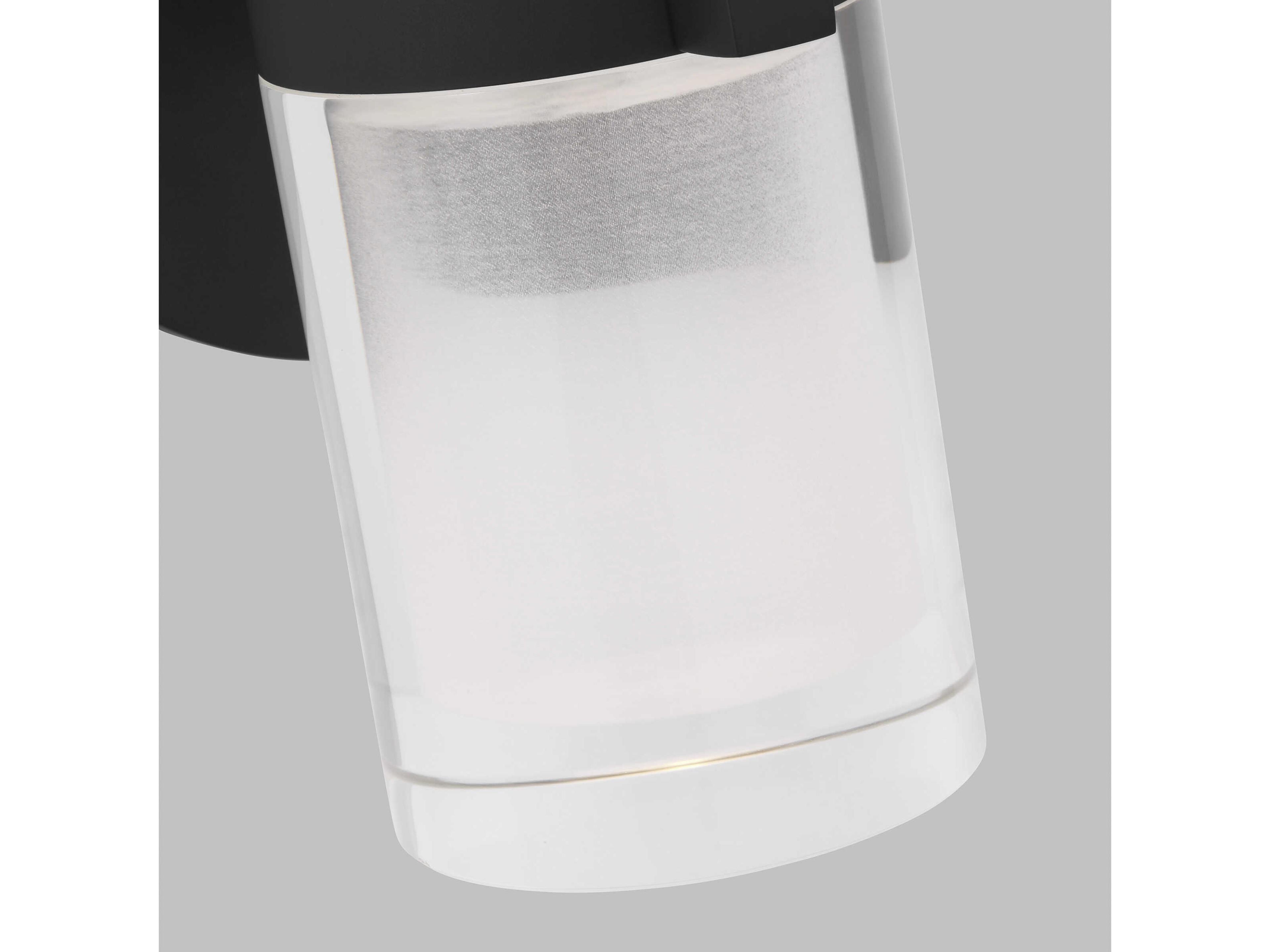 Visual Comfort Modern Esfera 1-Light Nightshade Black Wall Sconce