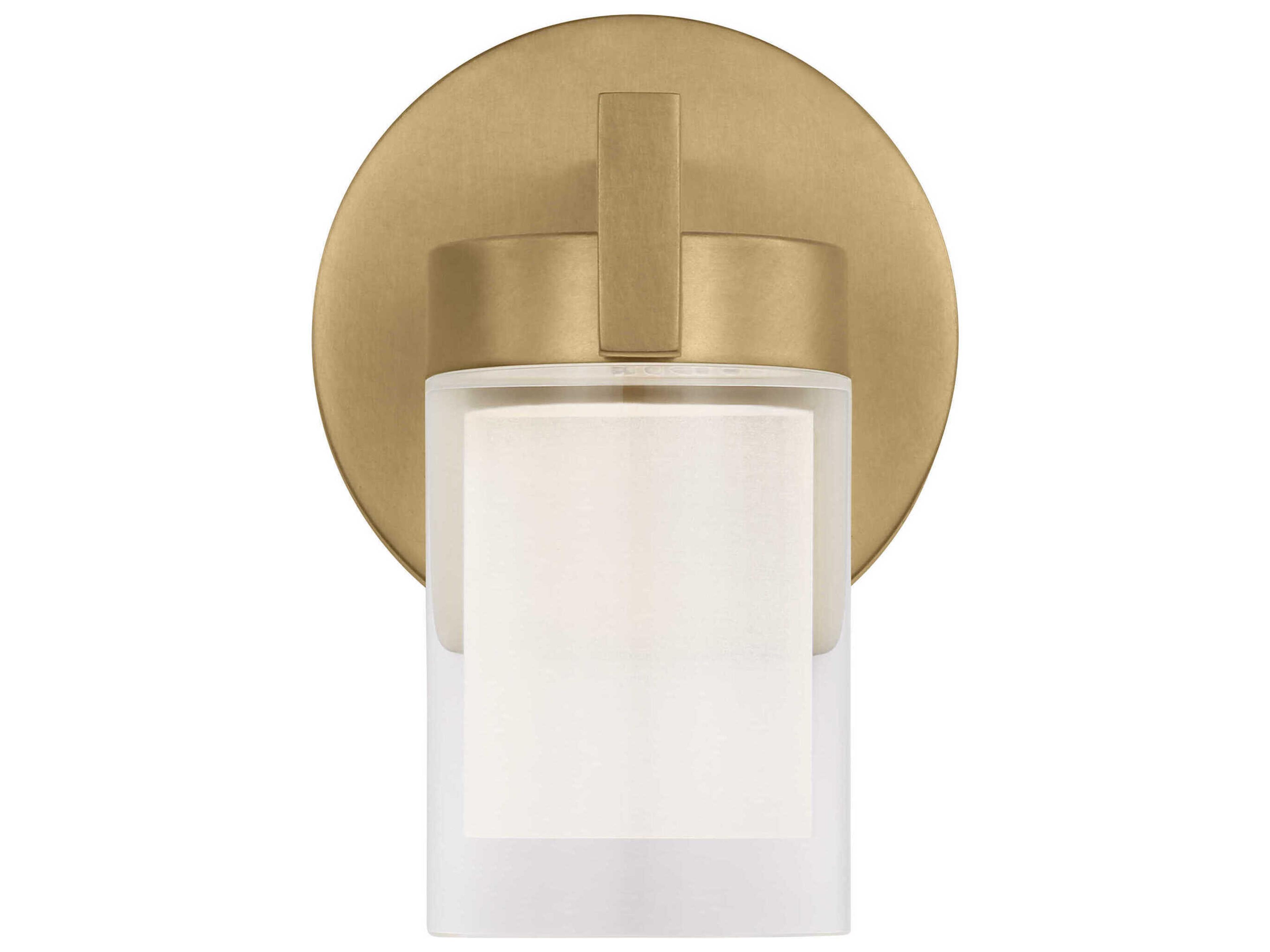 Visual Comfort Modern Esfera 1-Light Natural Brass Wall Sconce