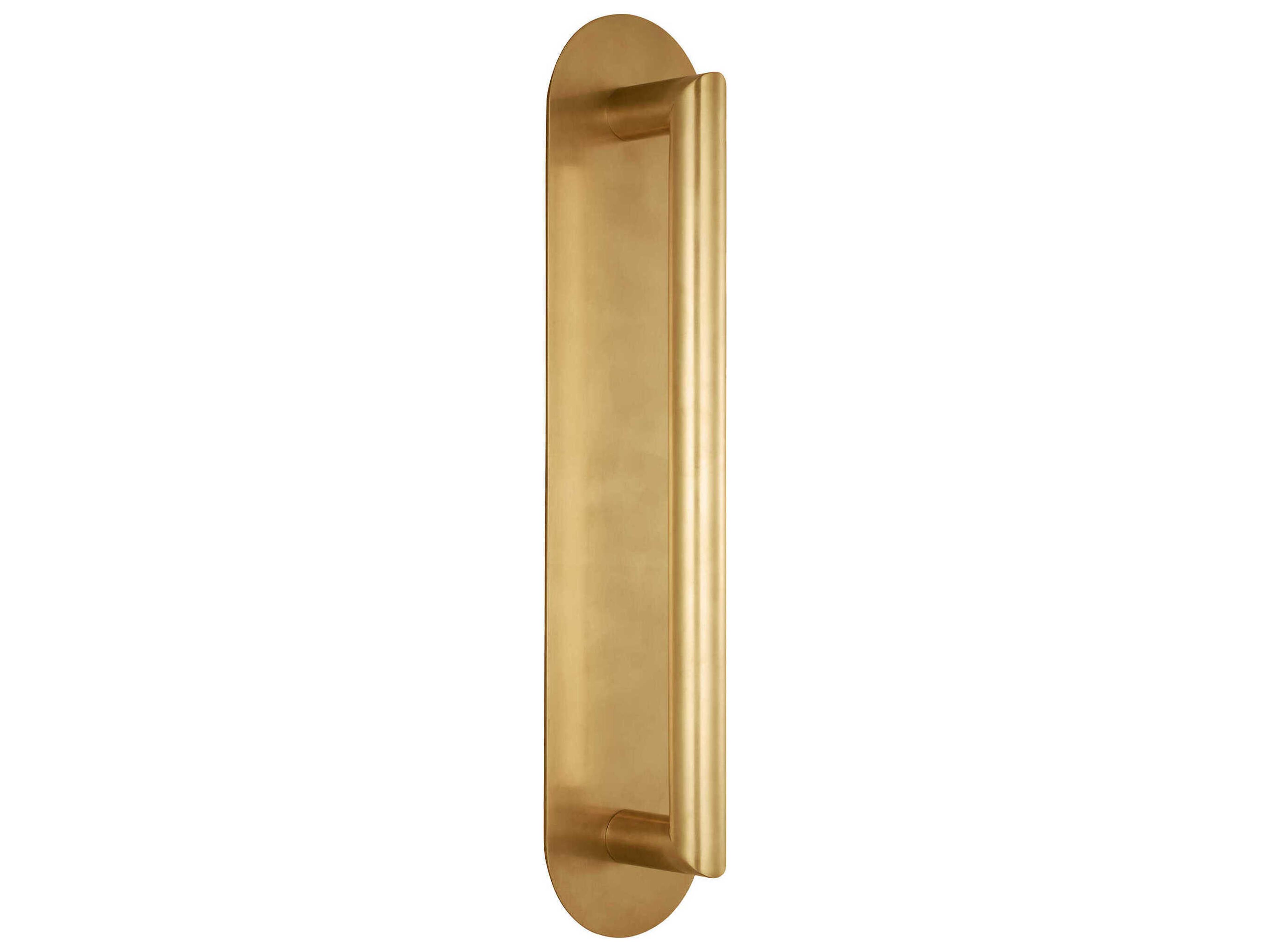 Visual Comfort Modern Fielle 1-Light Natural Brass Wall Sconce