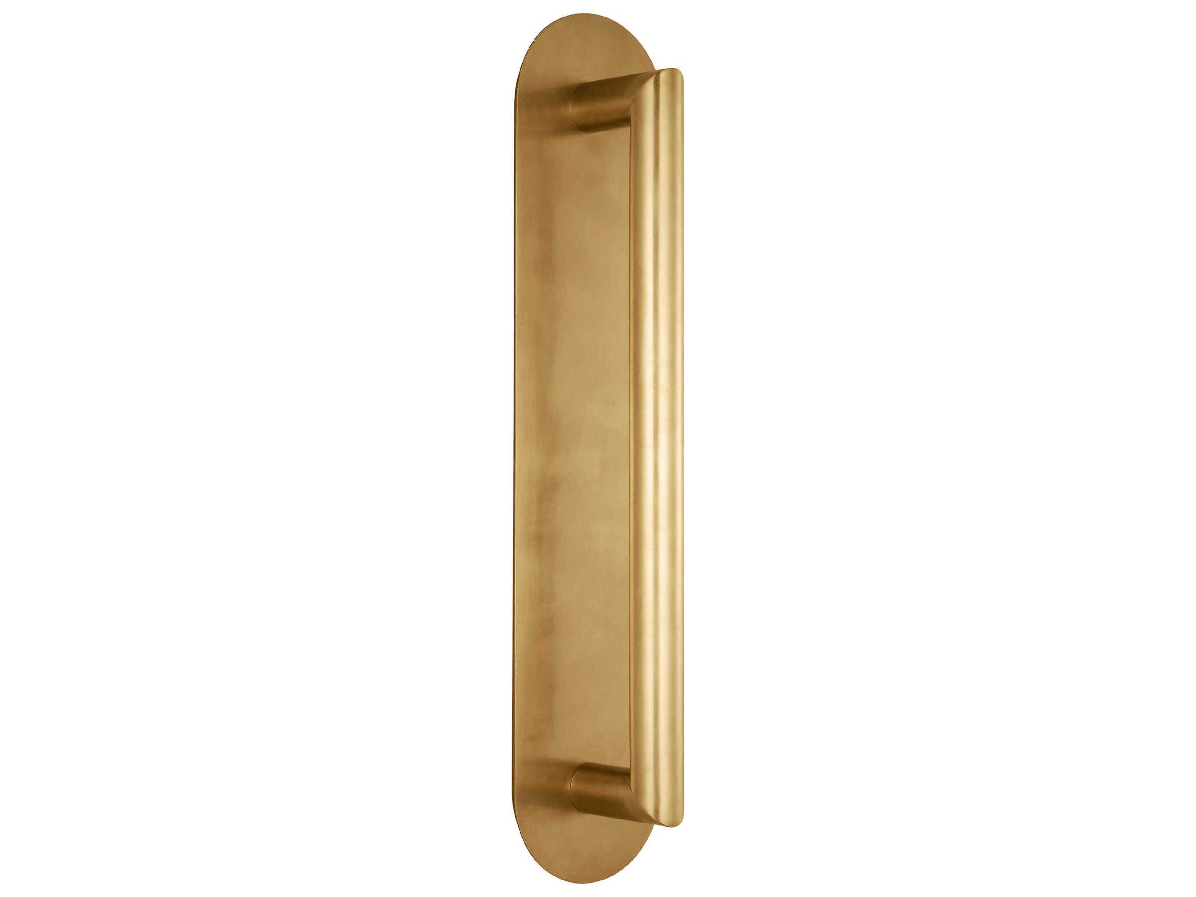 Visual Comfort Modern Fielle 1-Light Natural Brass Wall Sconce