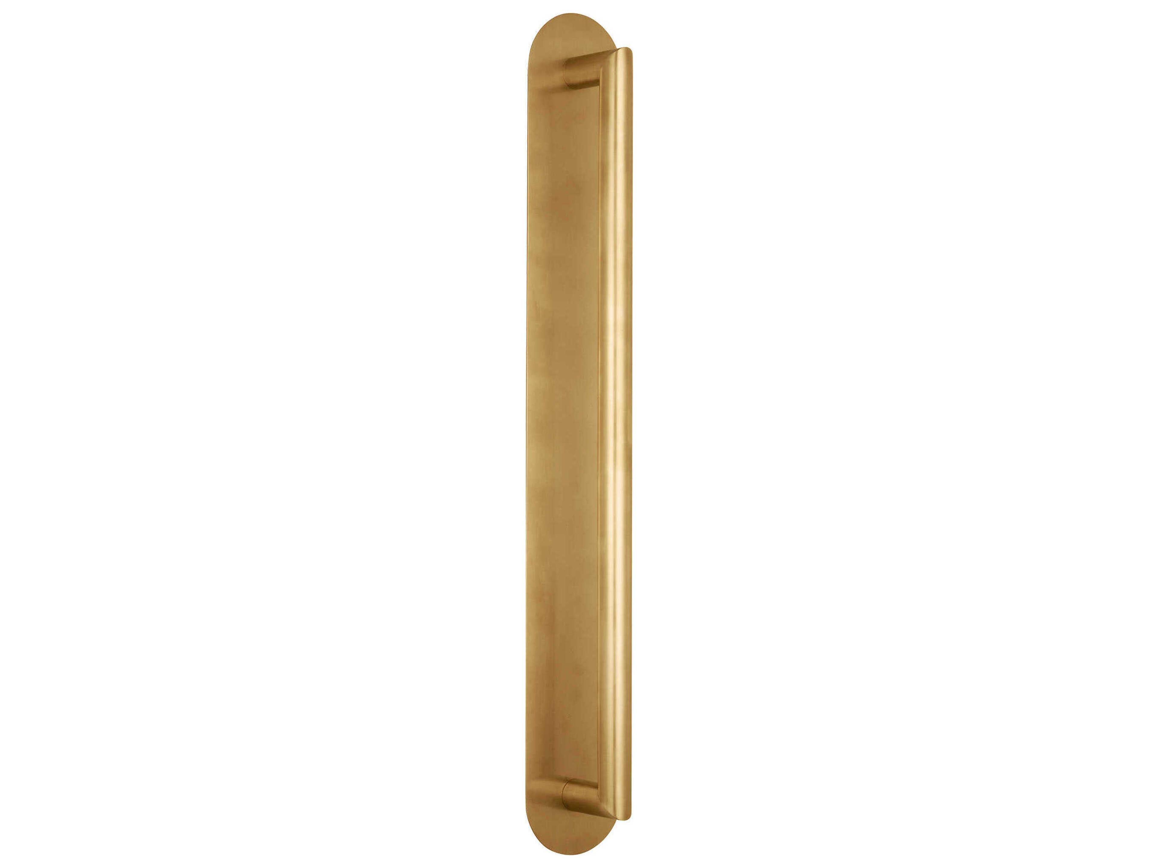 Visual Comfort Modern Fielle 1-Light Natural Brass Wall Sconce