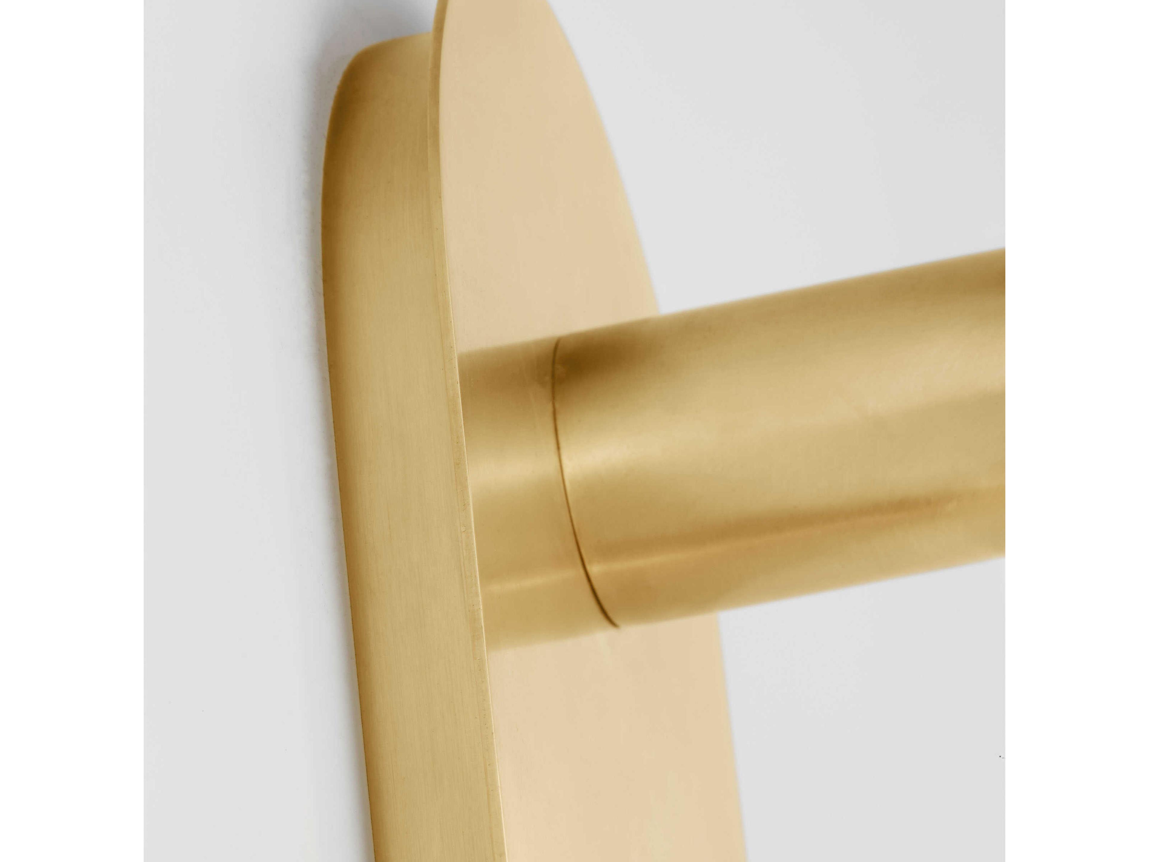 Visual Comfort Modern Fielle 1-Light Natural Brass Wall Sconce