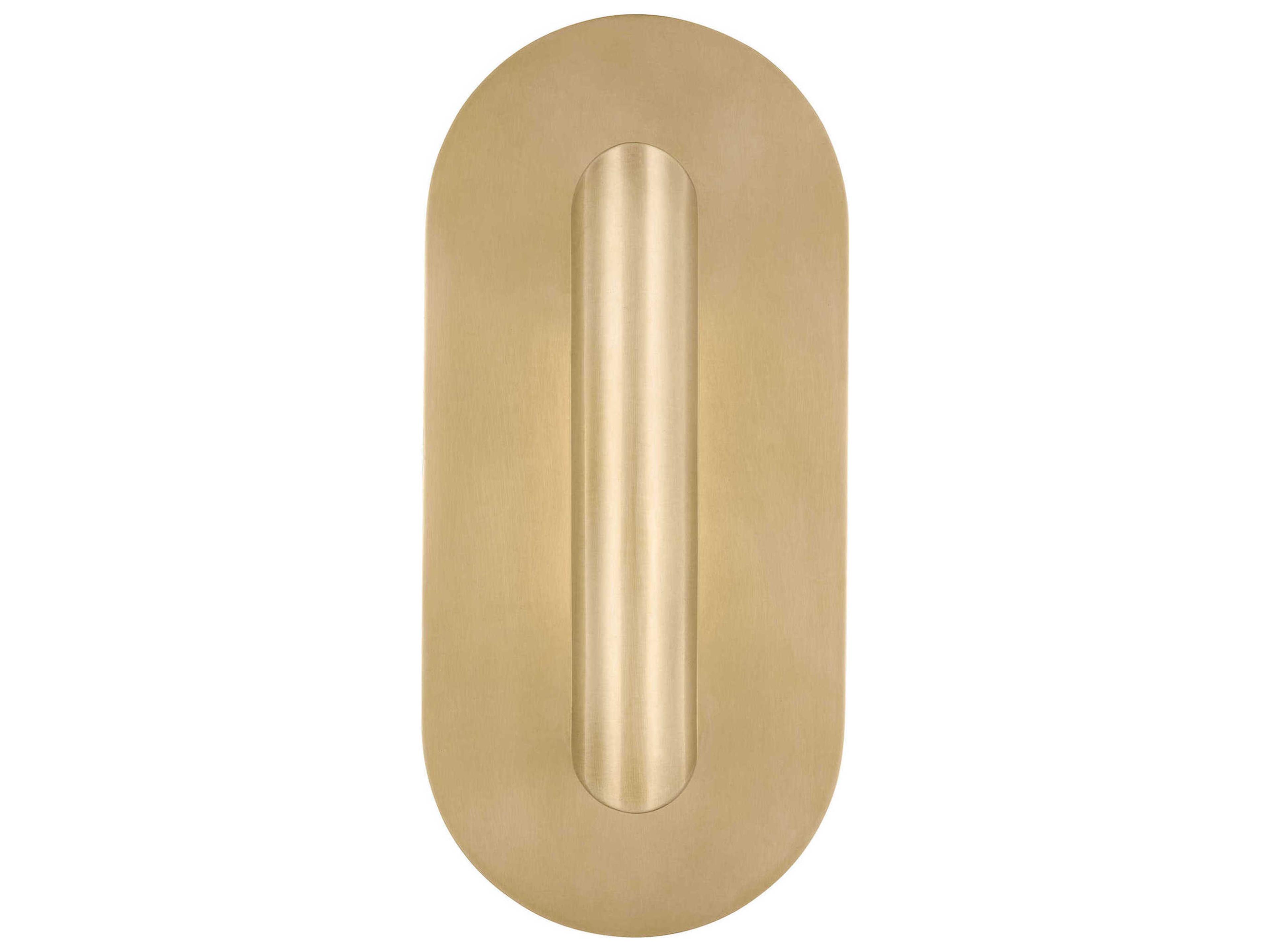 Visual Comfort Modern Fielle 1-Light Hand Rubbed Antique Brass Wall Sconce