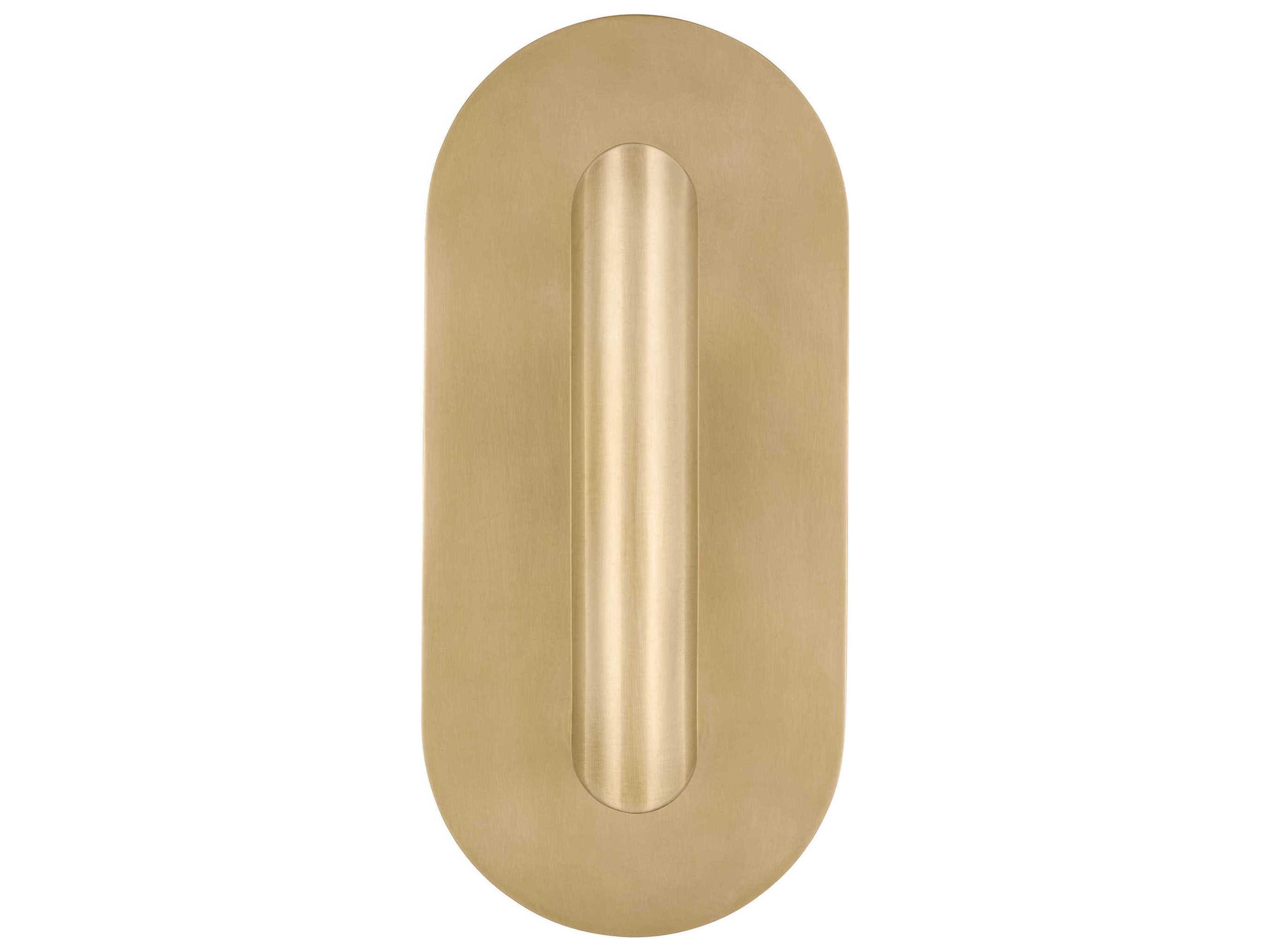 Visual Comfort Modern Fielle 1-Light Hand Rubbed Antique Brass Wall Sconce