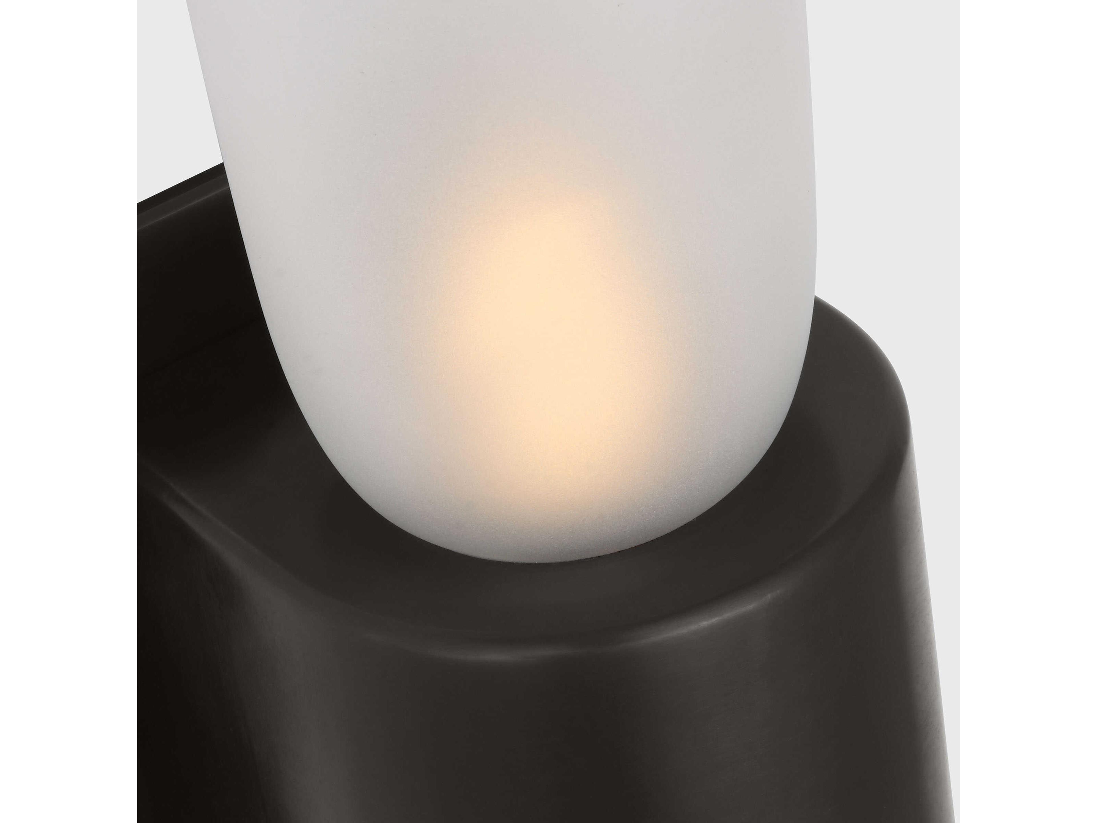 Visual Comfort Modern Volver 1-Light Bronze Wall Sconce