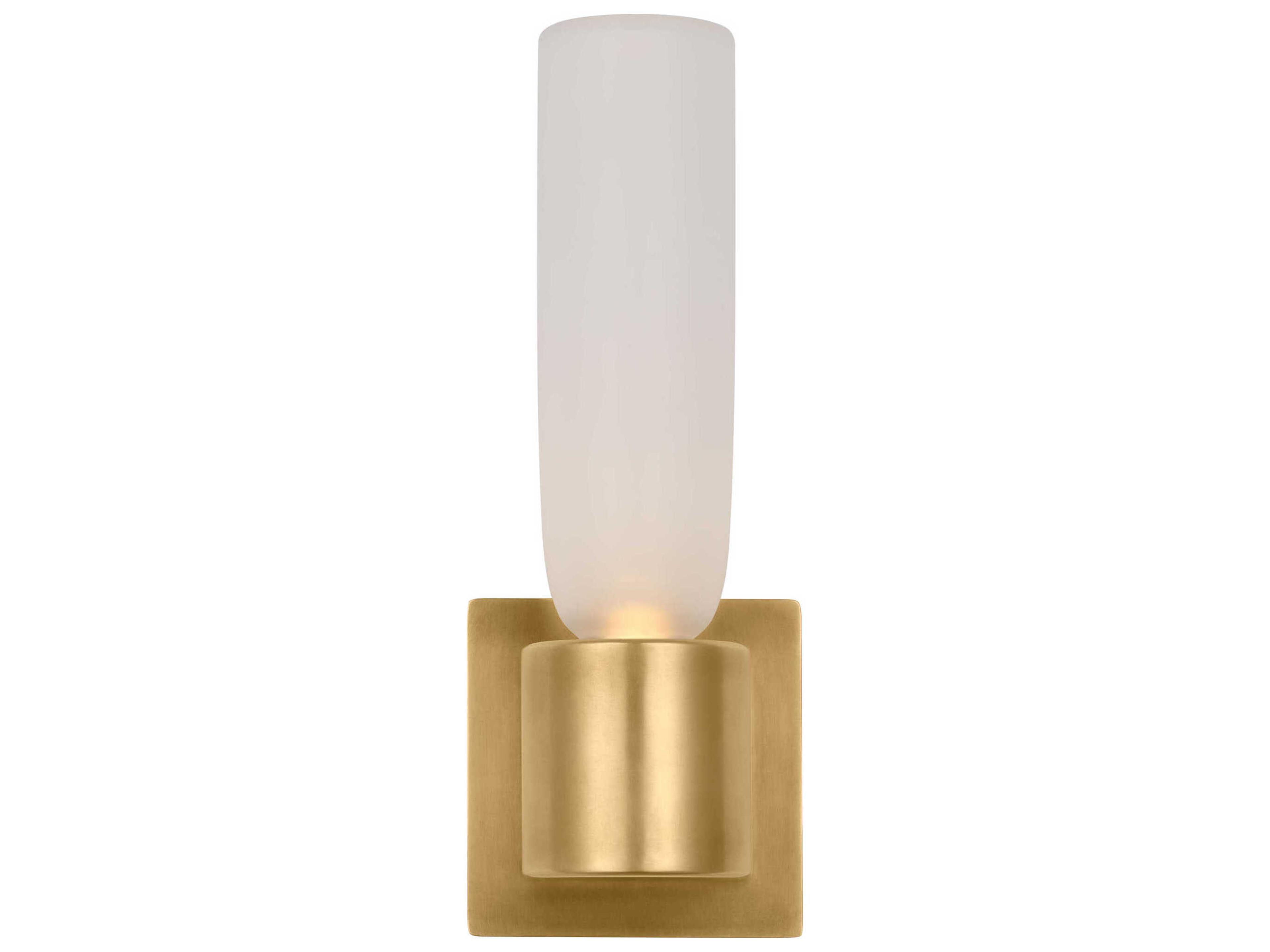 Visual Comfort Modern Volver 1-Light Hand Rubbed Antique Brass Wall Sconce