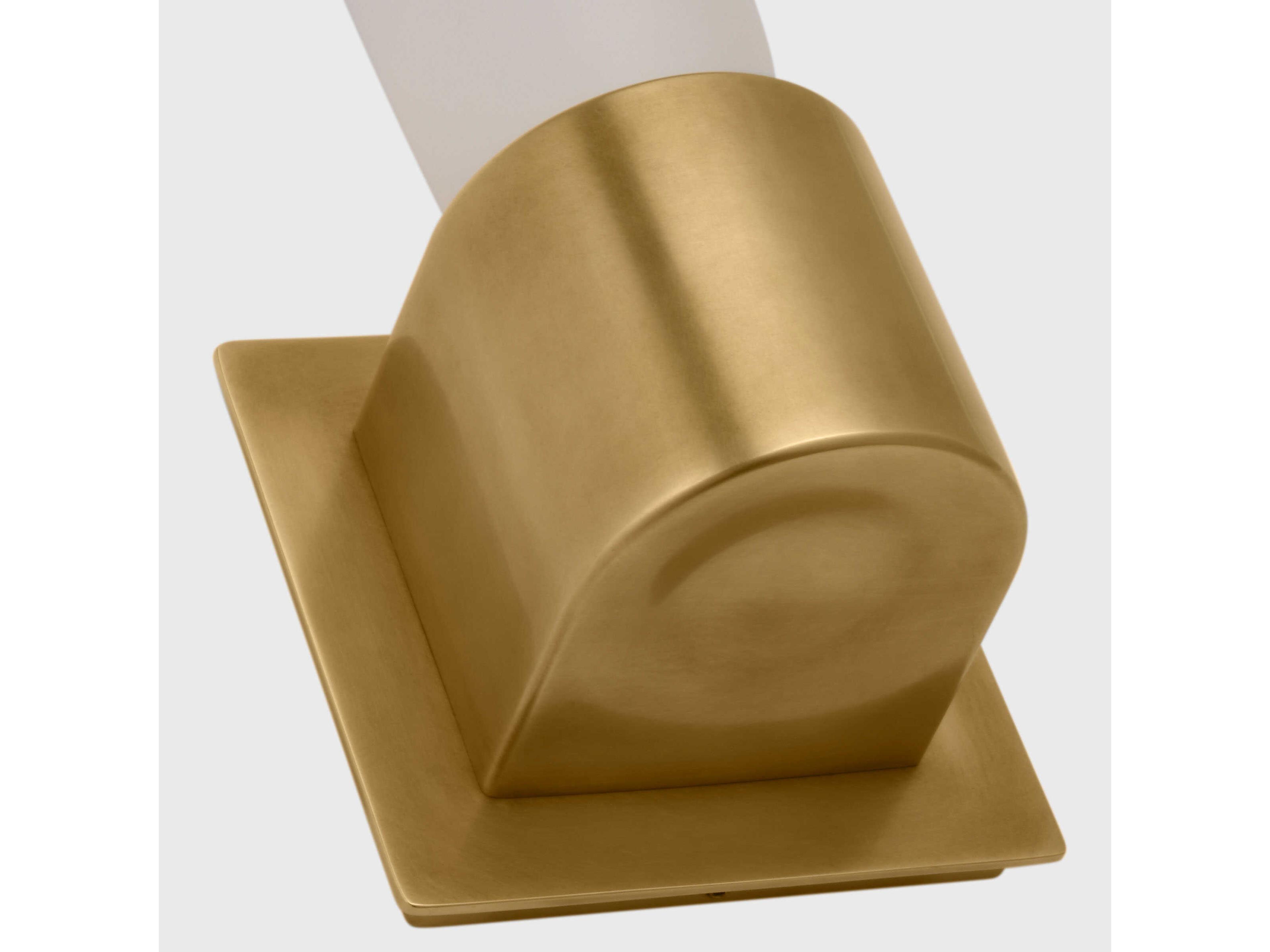 Visual Comfort Modern Volver 1-Light Hand Rubbed Antique Brass Wall Sconce