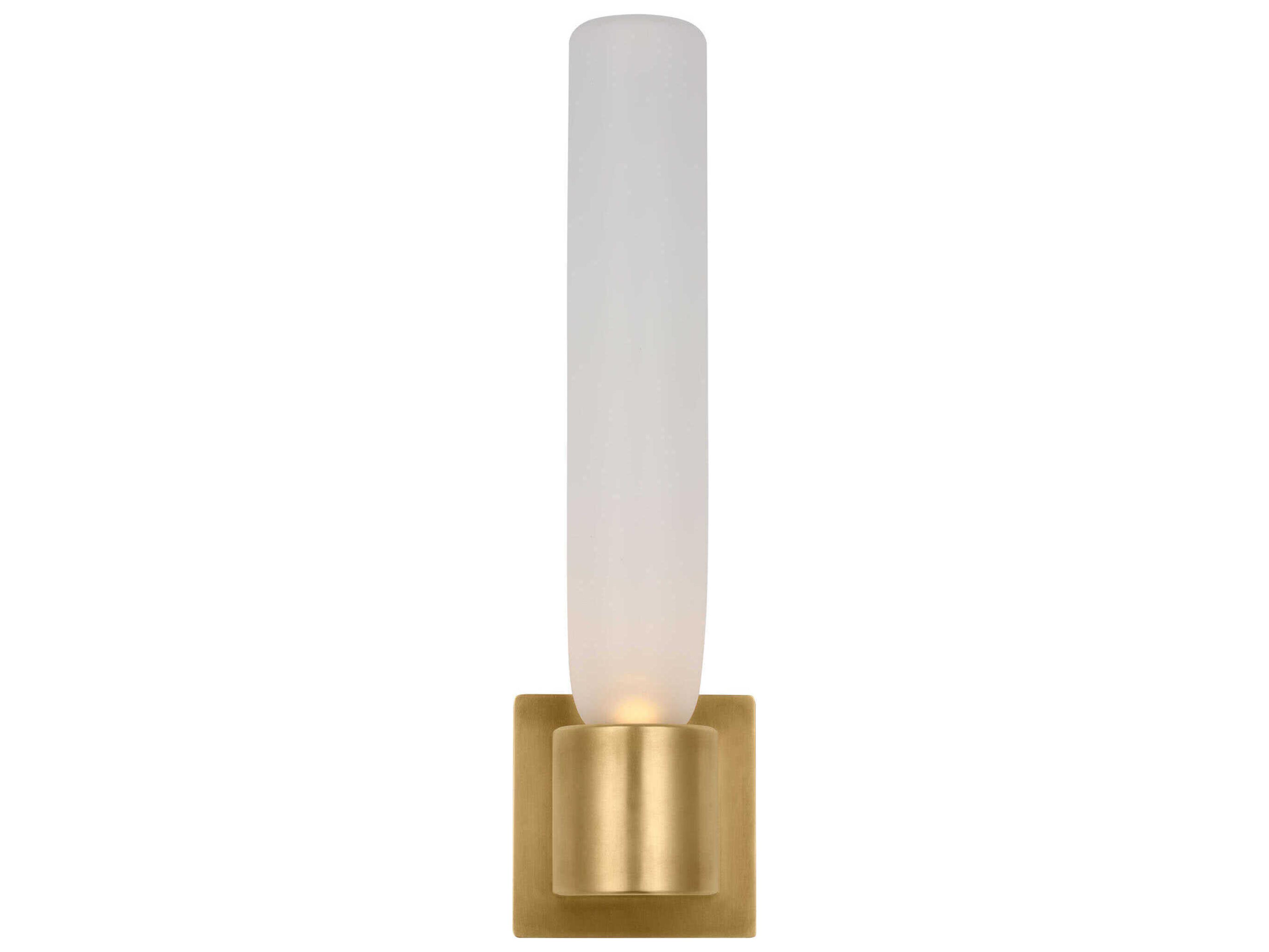 Visual Comfort Modern Volver 1-Light Hand Rubbed Antique Brass Wall Sconce