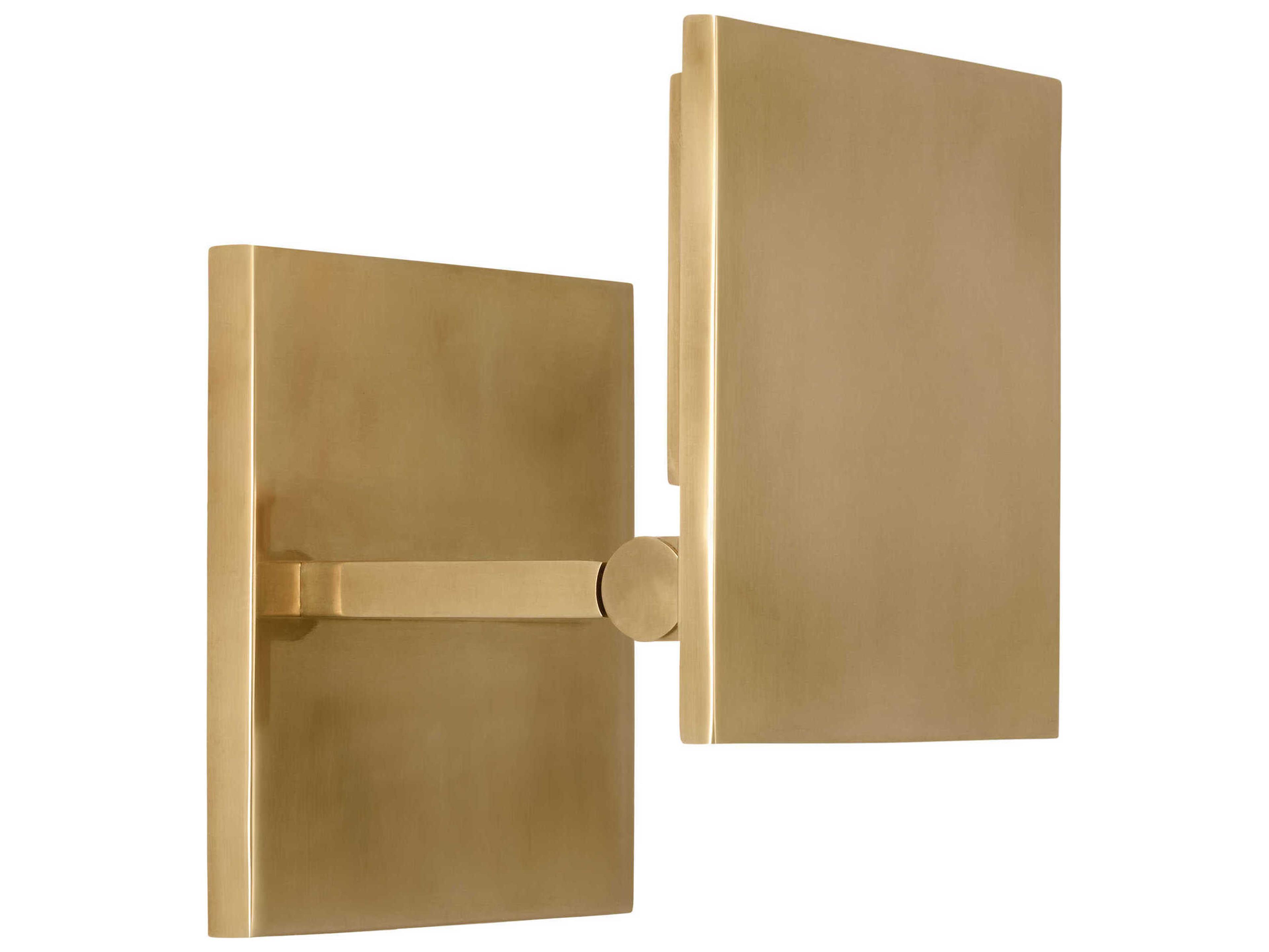 Angolo 1-Light Hand Rubbed Antique Brass Wall Sconce