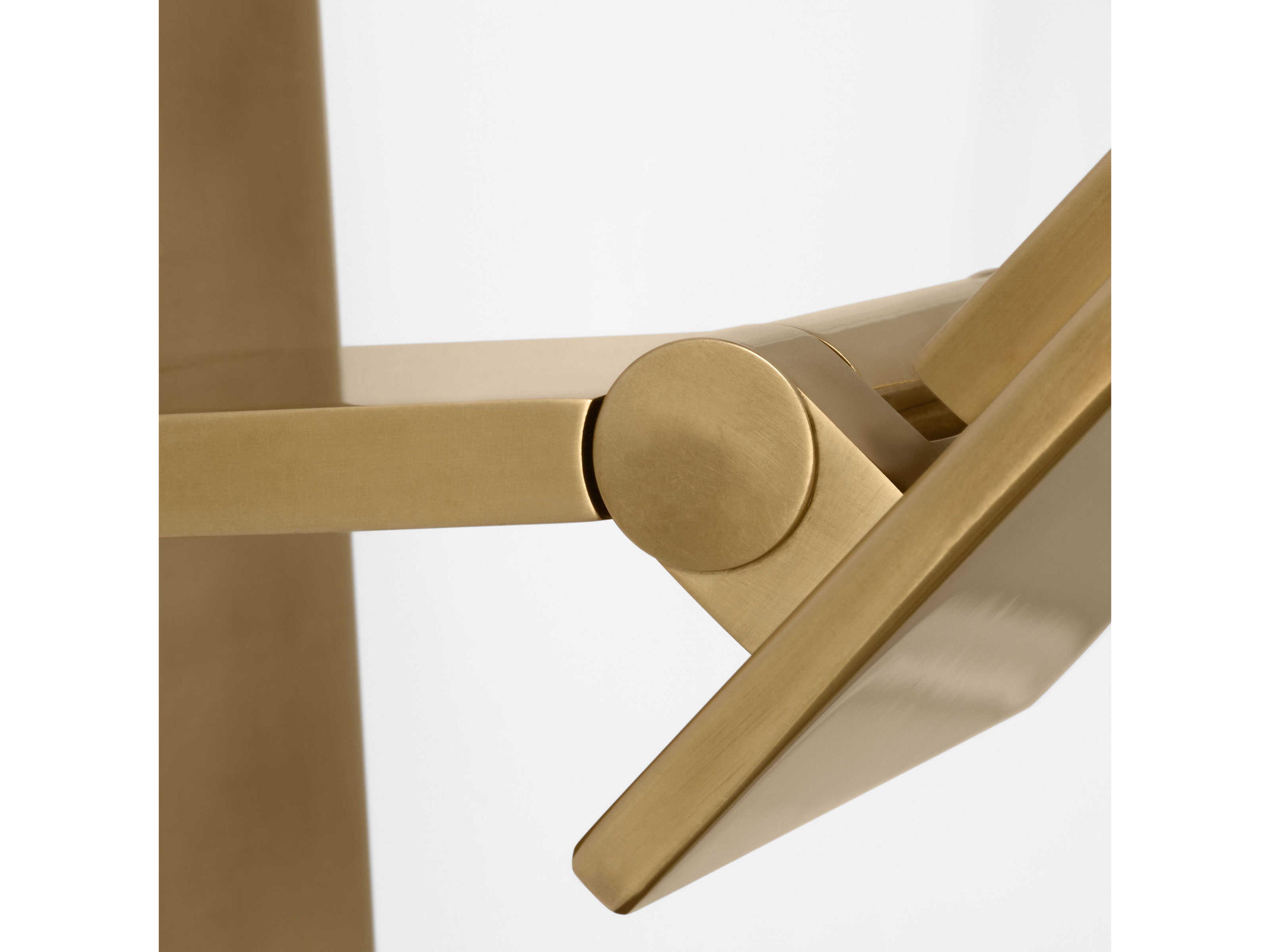 Visual Comfort Modern Angolo 1-Light Hand Rubbed Antique Brass Wall Sconce