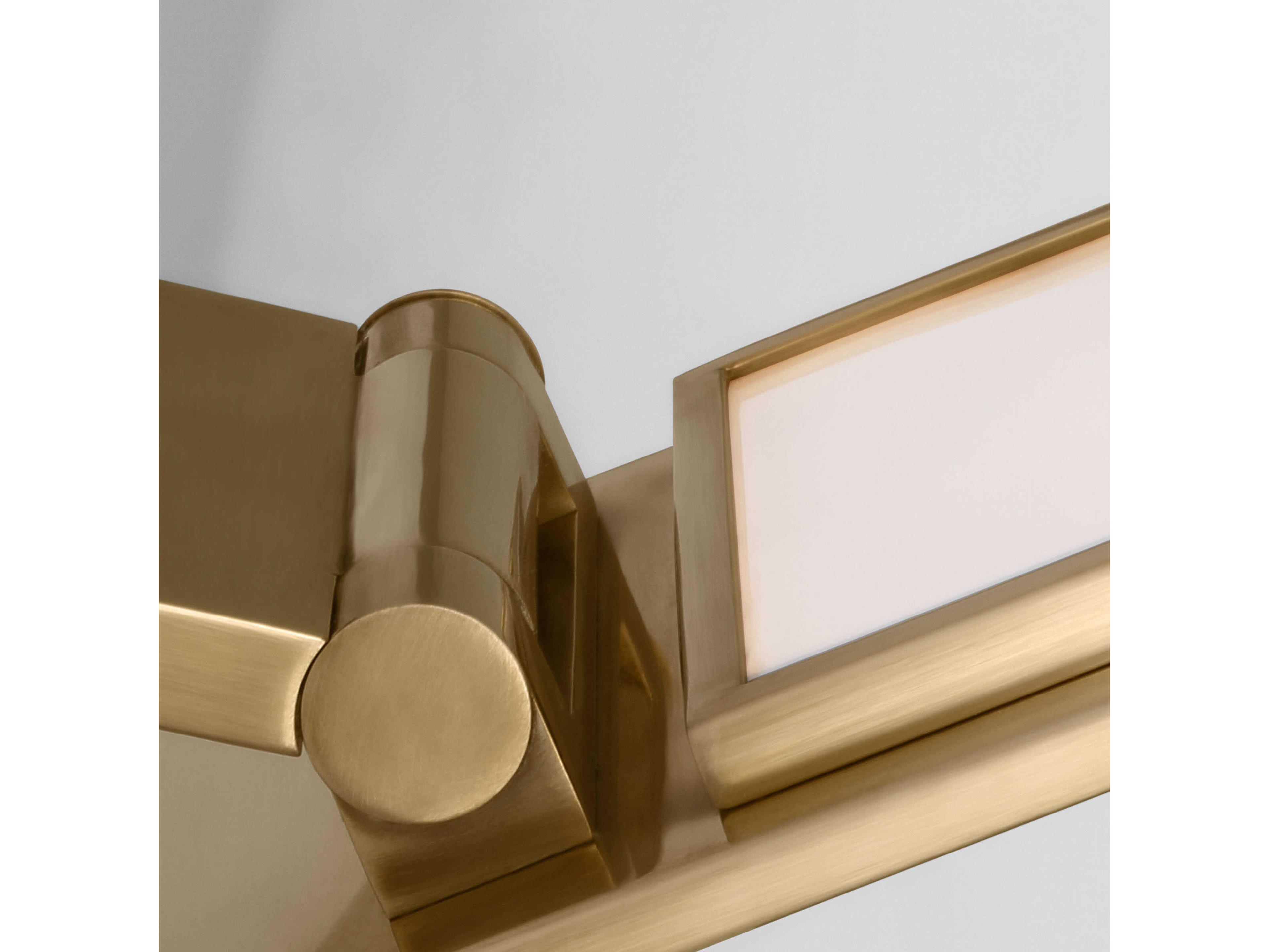 Visual Comfort Modern Angolo 1-Light Hand Rubbed Antique Brass Wall Sconce