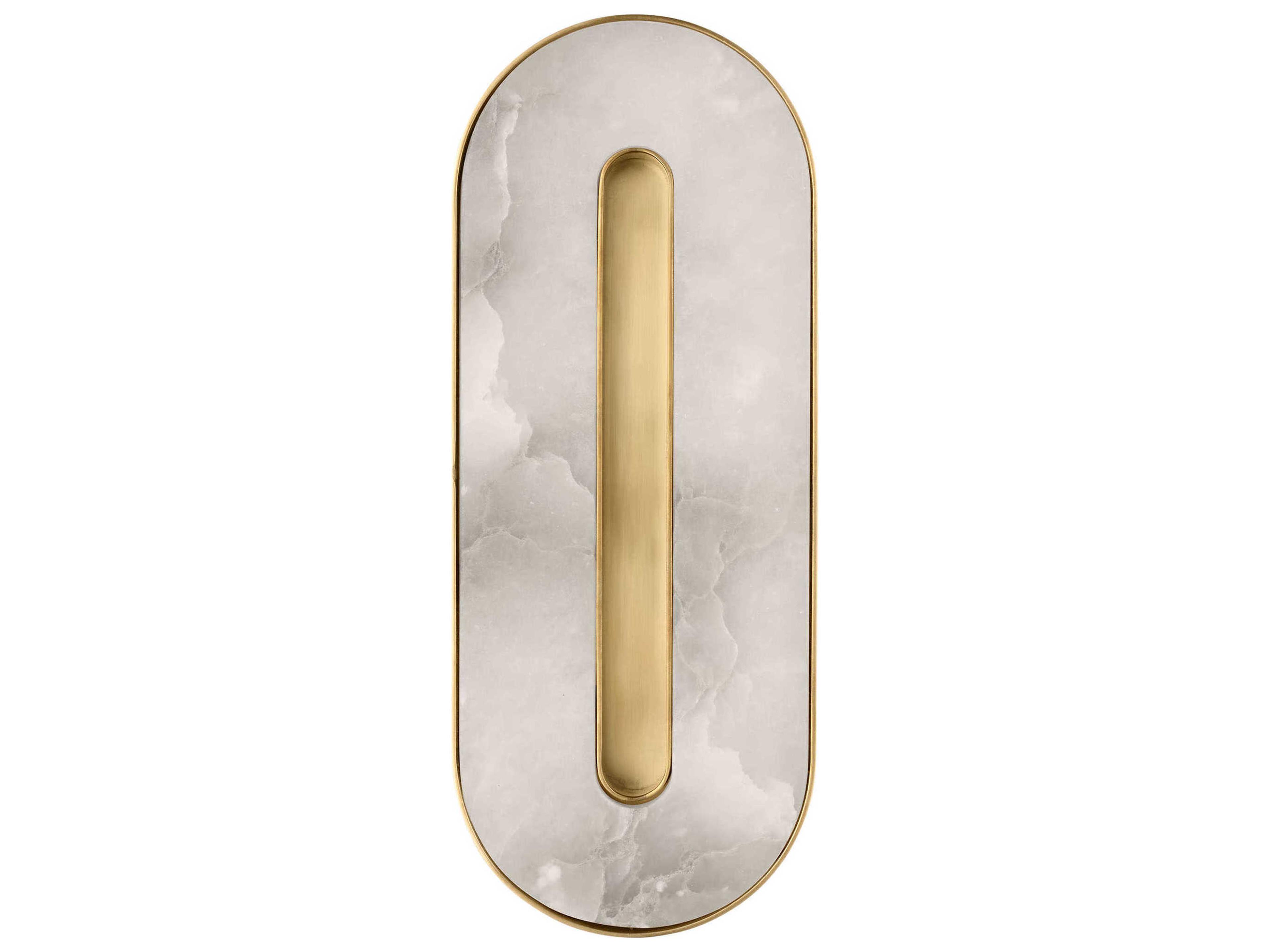 Visual Comfort Modern Wyllis 1-Light Hand Rubbed Antique Brass Wall Sconce