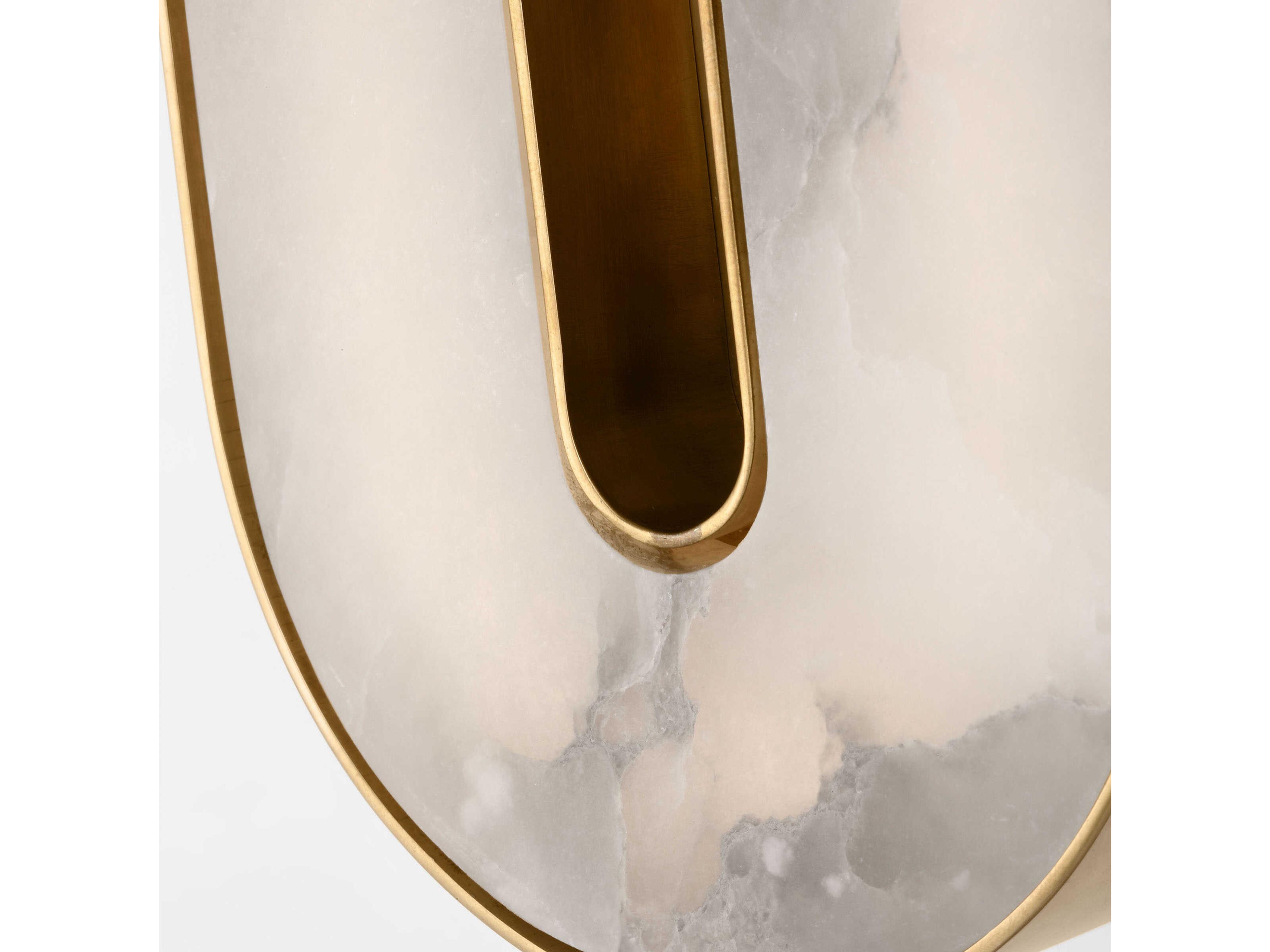 Visual Comfort Modern Wyllis 1-Light Hand Rubbed Antique Brass Wall Sconce