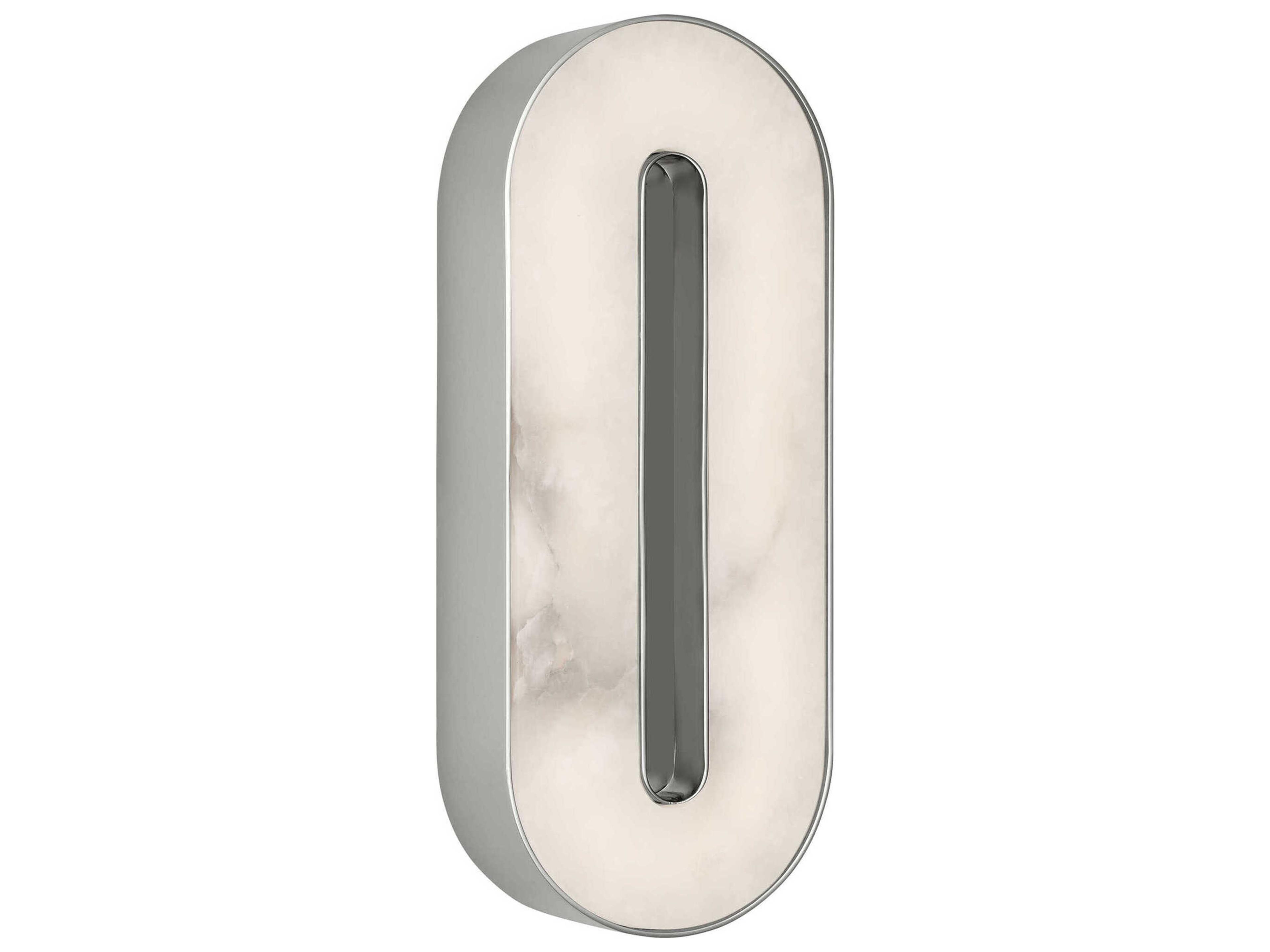 Visual Comfort Modern Wyllis 1-Light Polished Nickel Wall Sconce