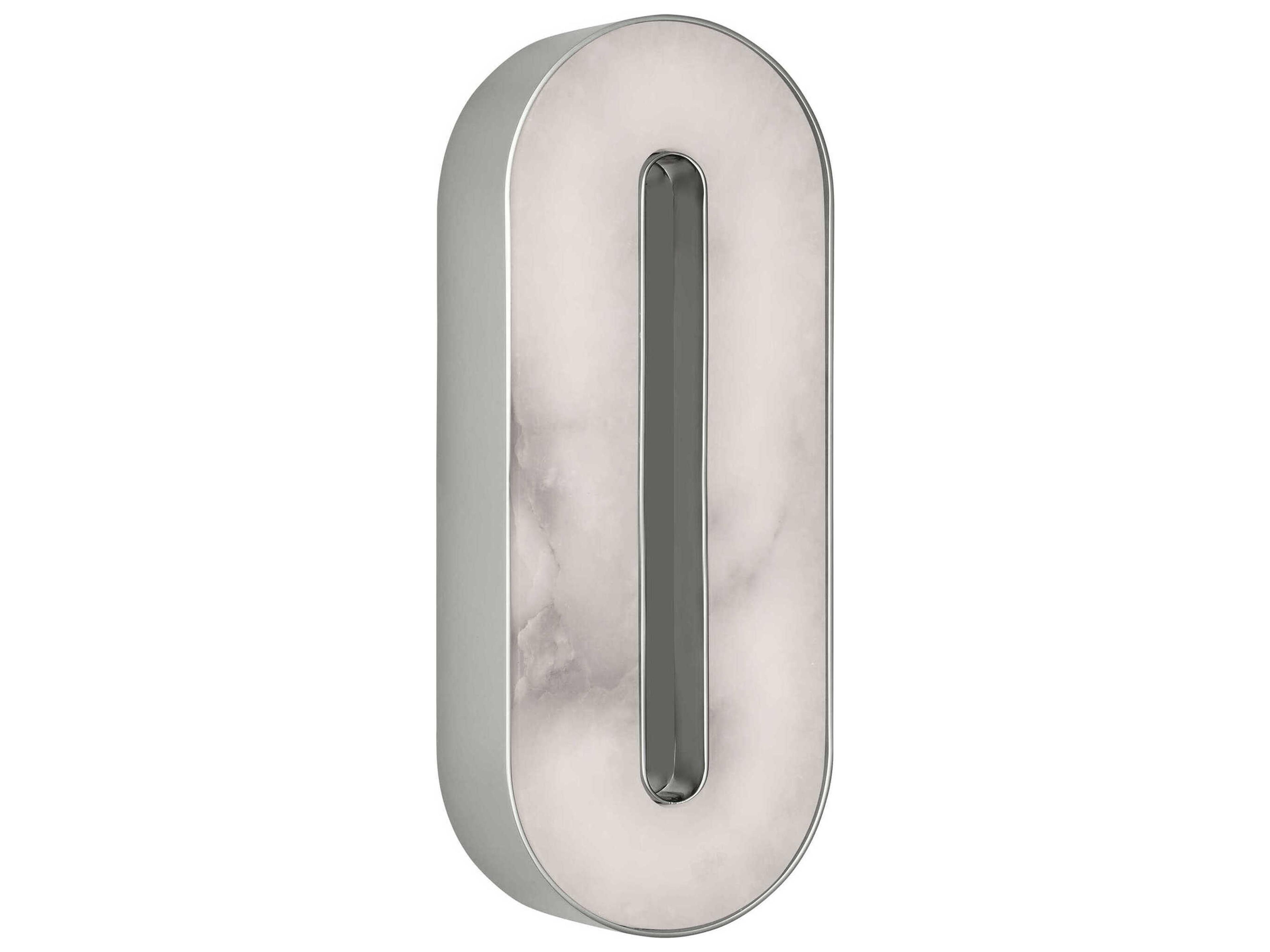 Visual Comfort Modern Wyllis 1-Light Polished Nickel Wall Sconce